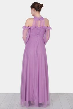 Modabout Abendkleid Langes Maxikleid Sommerkleid Schulterfrei für Damen - NELB0063D3381LİL (1-tlg)