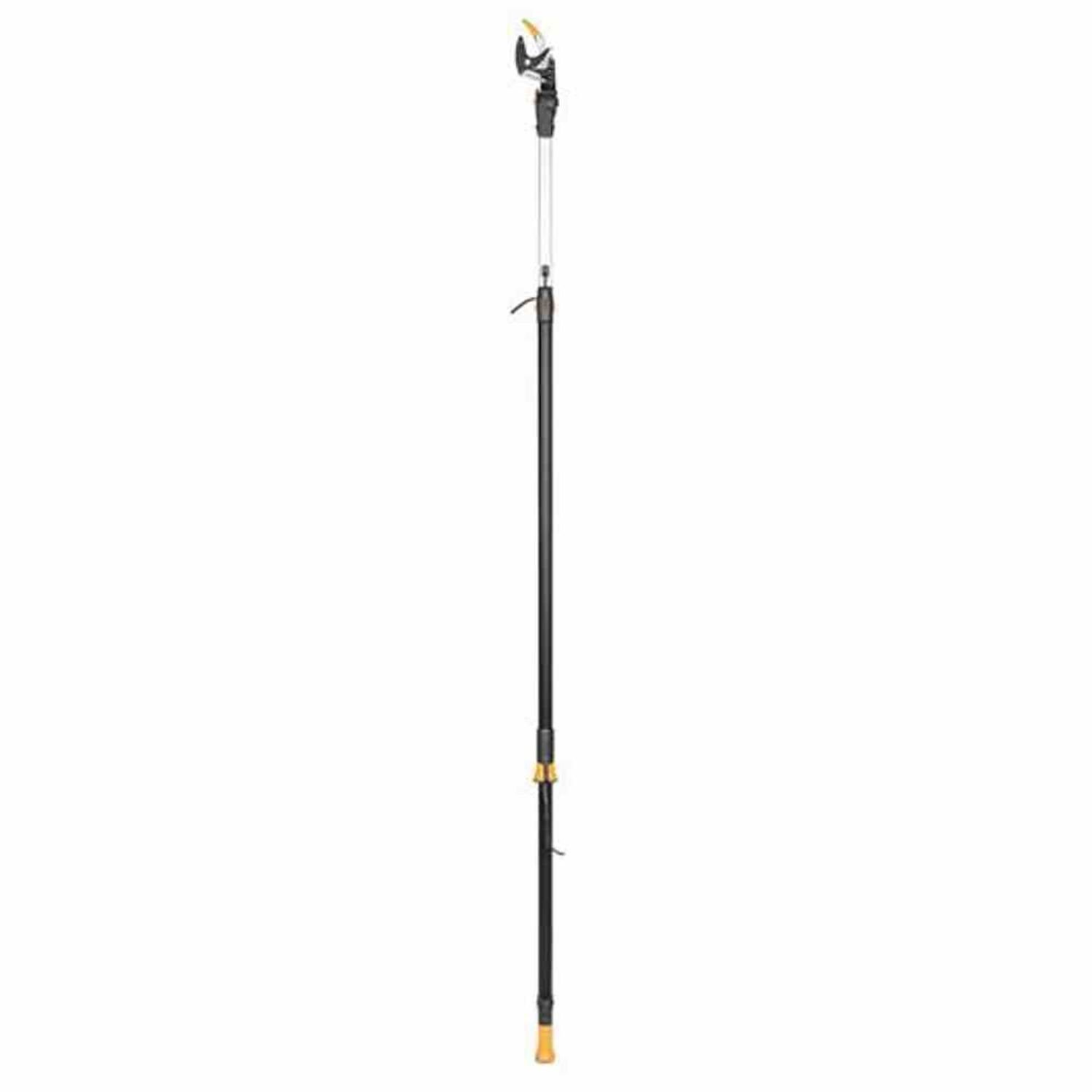 Fiskars Grasschere Teleskop-Schneidgiraffe UPX86 + Adapter-Baumsäge