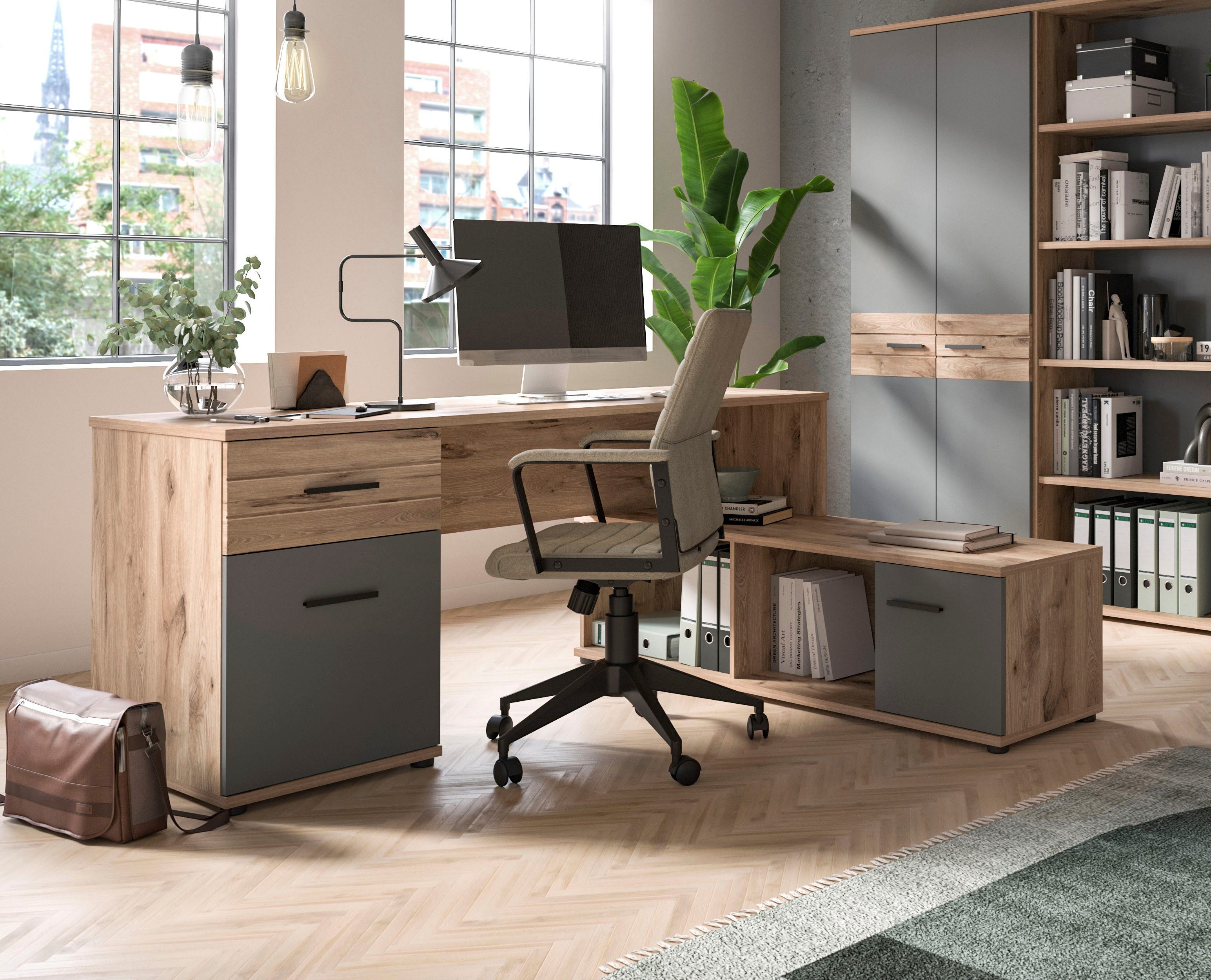 INOSIGN Eckschreibtisch Riga, Breite 170cm, in günstig online kaufen