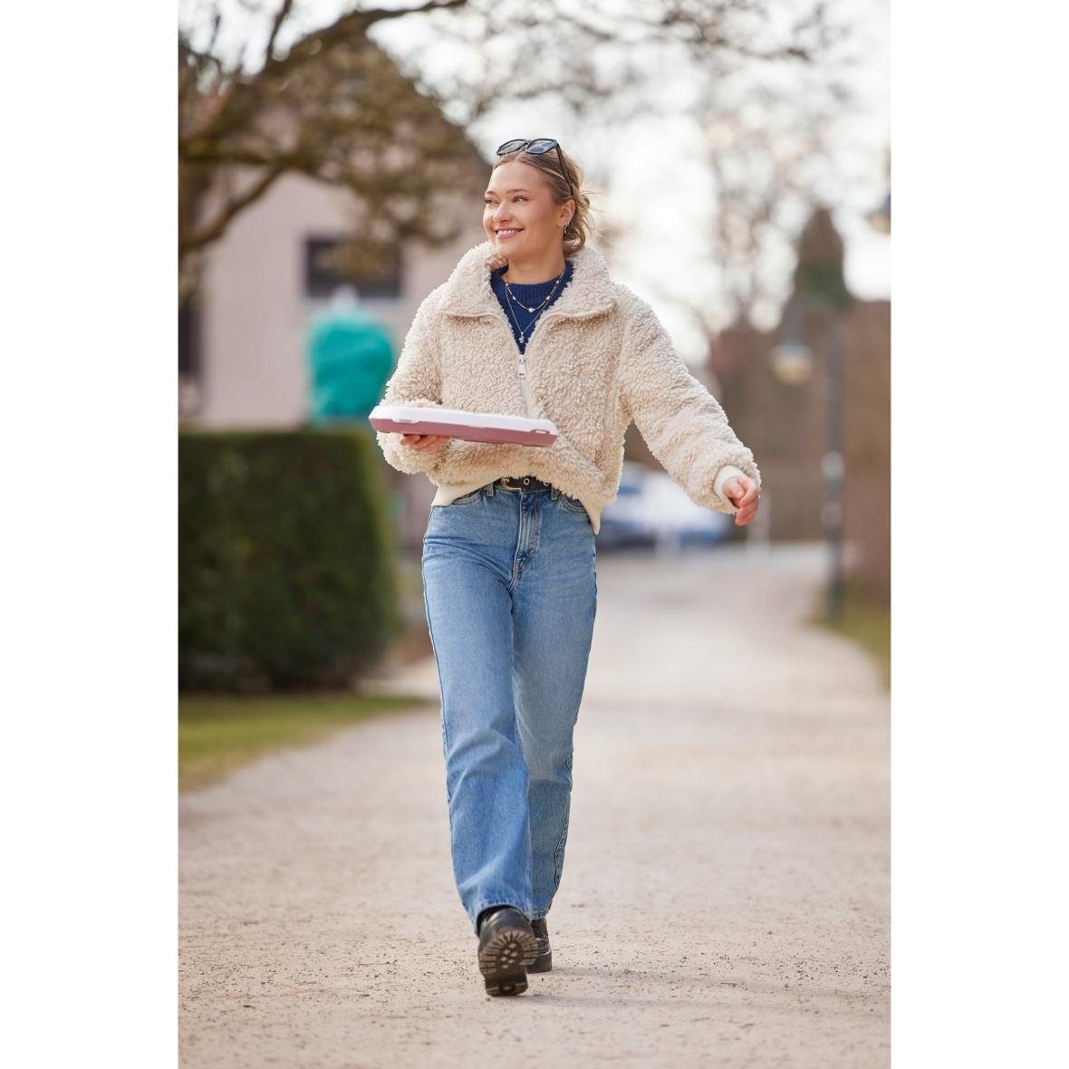 elasto Aufbewahrungssystem Pizzabox 'ToGo' robuste Transportbox Ø 36 cm für unterwegs