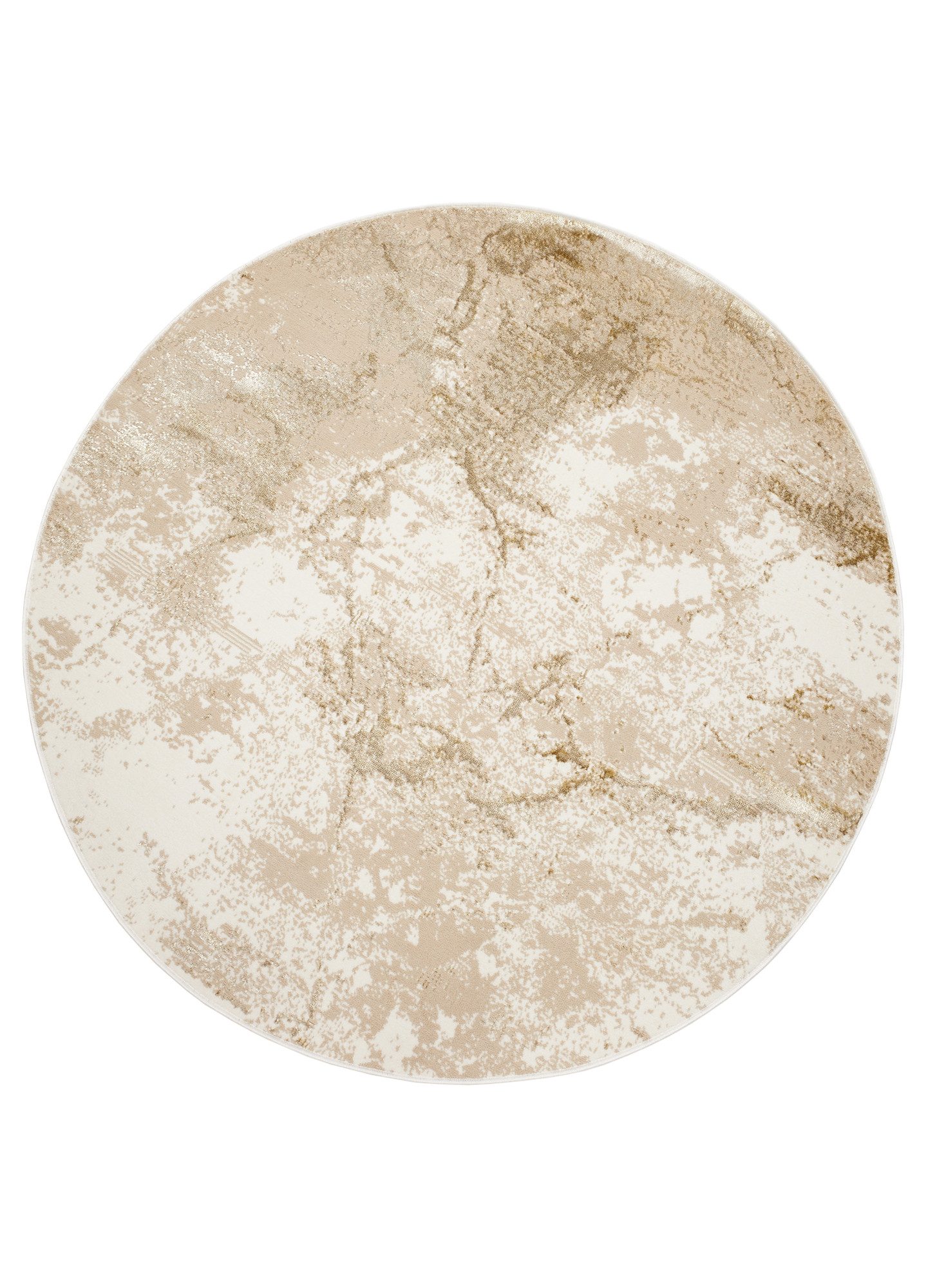 Tapiso Teppich CRYSTAL, rund, Höhe: 8 mm, Wohnzimmer, Schlafzimmer, modern Design