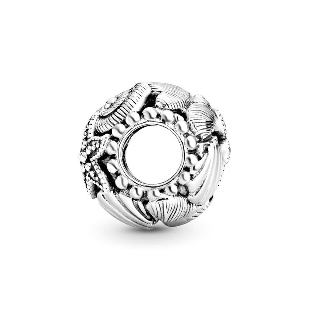 Pandora Charm-Einhänger Openwork Starfish, Shells & Hearts Charm