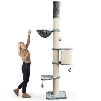 Happypet Kratzbaum MC2790, Zoe, 250 - 275 cm, Deckenhoch für große Katzen