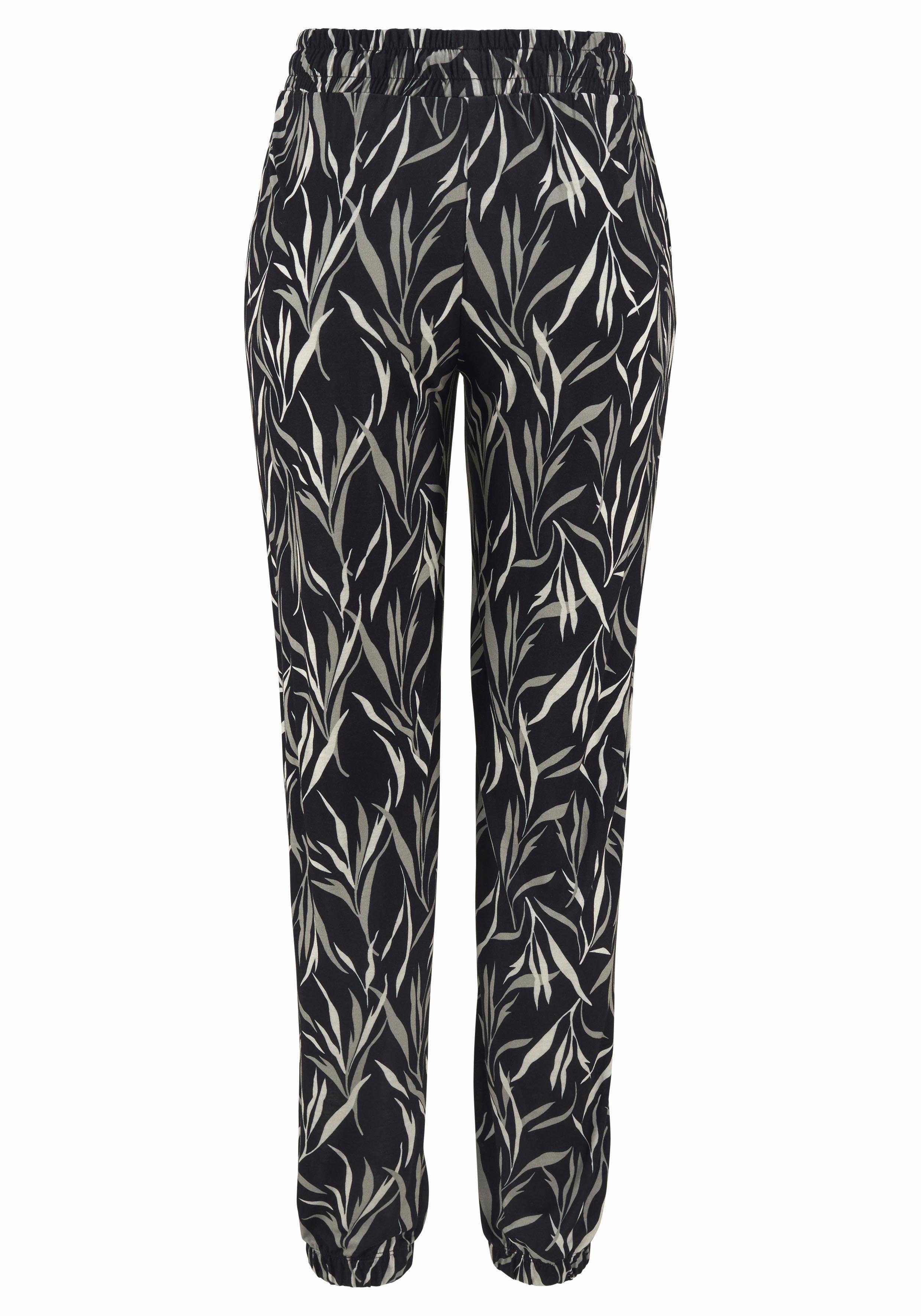 Buffalo Strandhose aus Viskose mit Taschen, Elastikbund, Jerseyhose