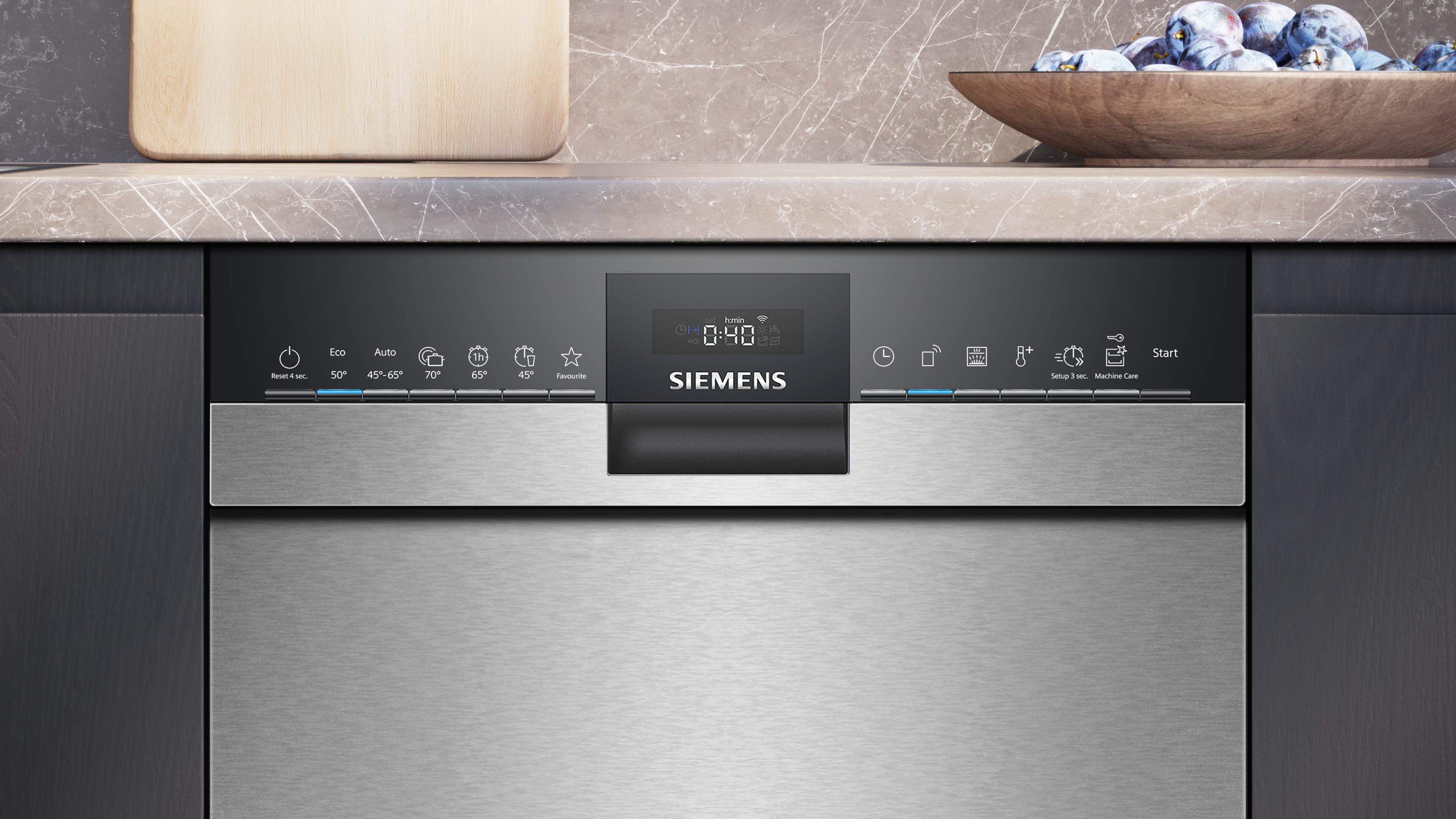 SIEMENS Unterbaugeschirrspüler iQ300 SR43ES24ME, 10 Maßgedecke