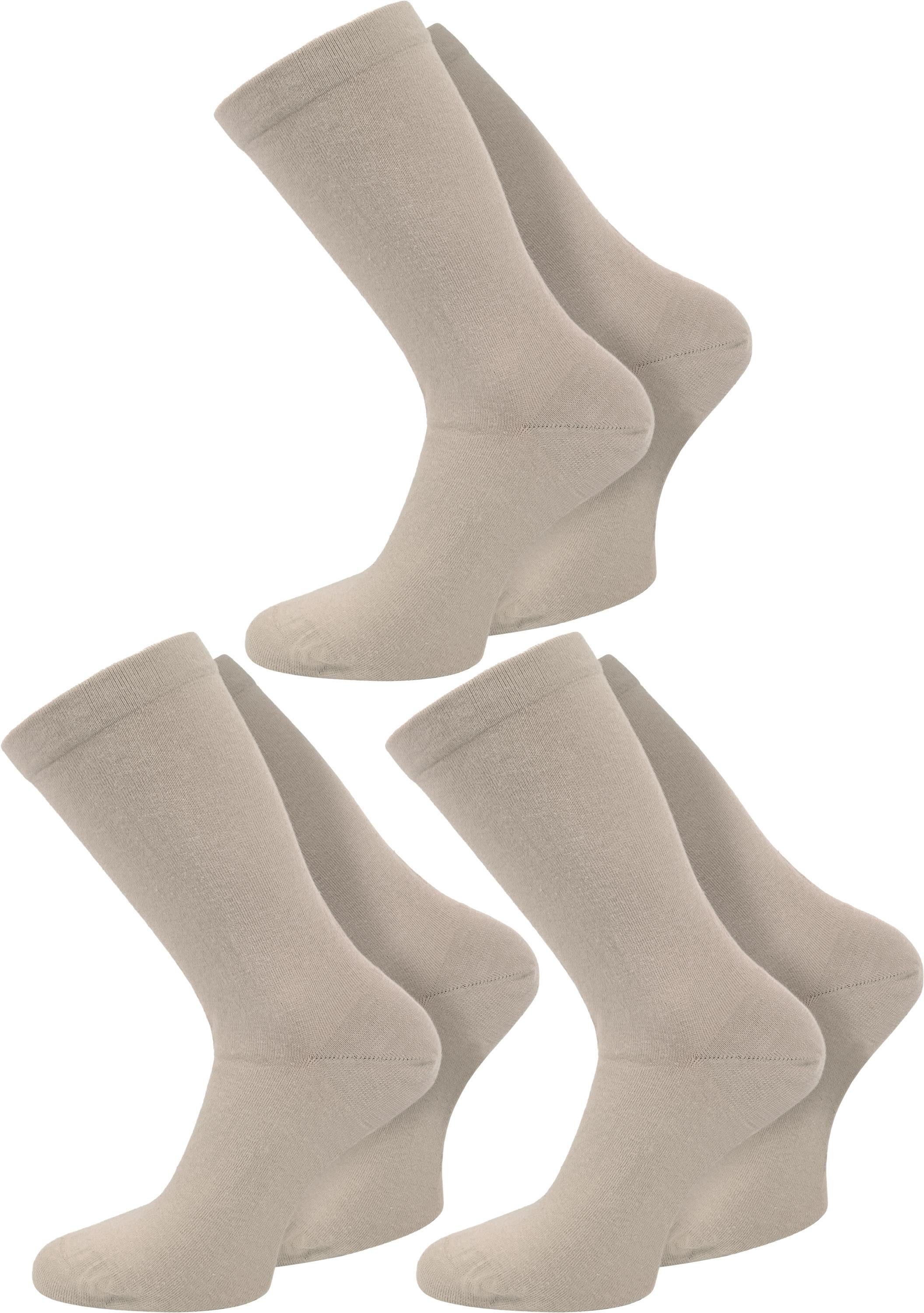 normani Diabetikersocken 3 Paar Gesundheitssocken mit Komfortbund (3 Paar) ohne einschneidendes Bündchen