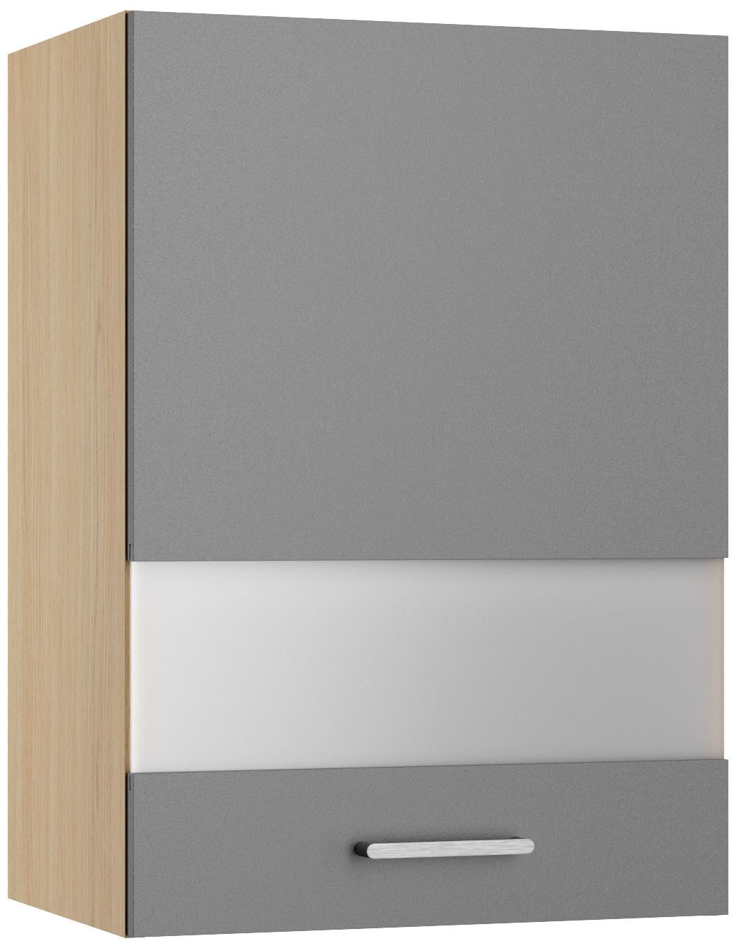 KOCHSTATION Hängeschrank KS-Lucy Breite 50 cm, mit 1 Segmentglastür, 2 Einlegeböden, Soft-Close