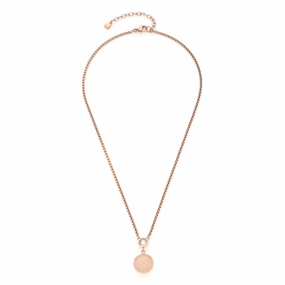 LEONARDO Edelstahlkette Delicato goldfar...