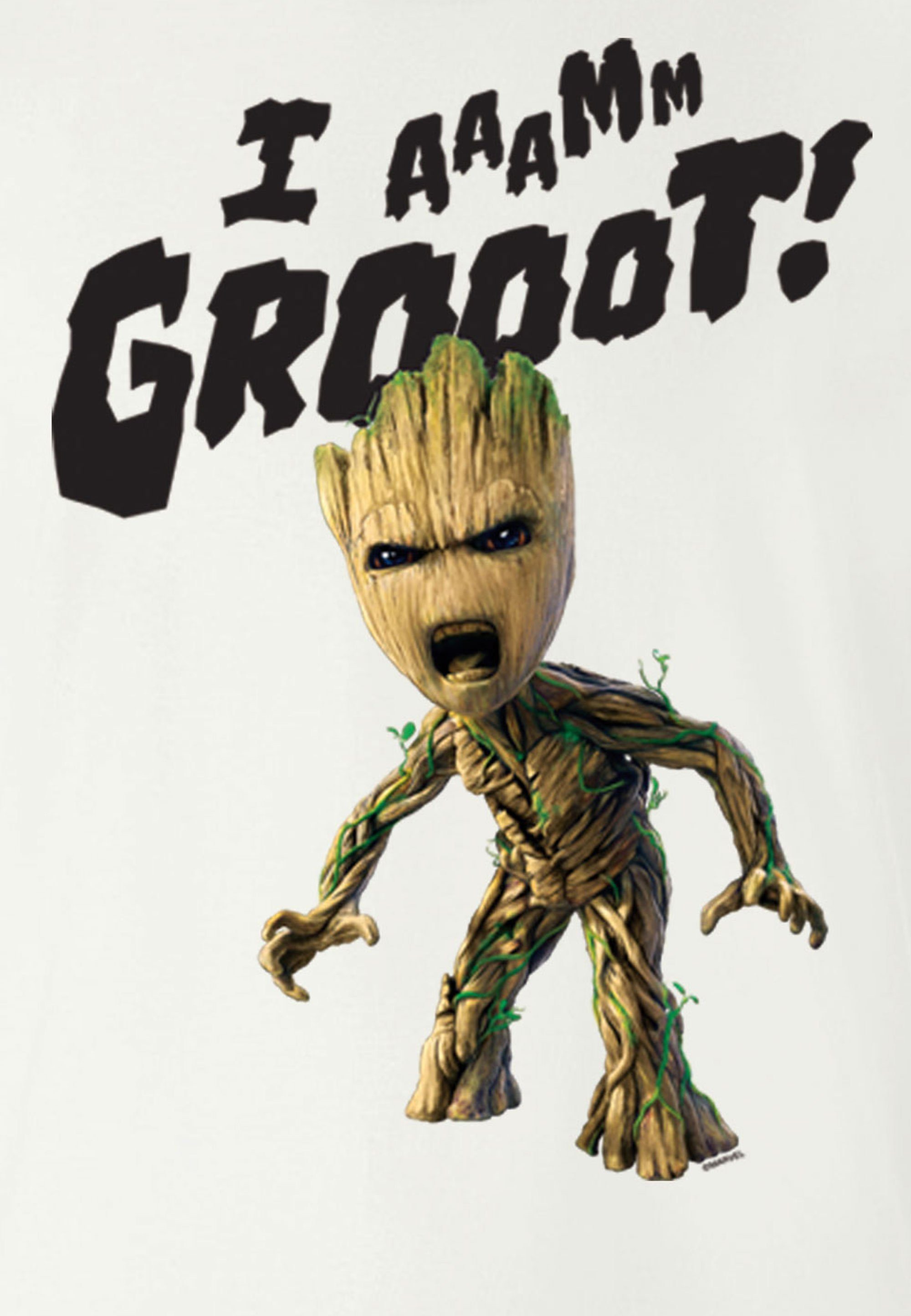 mit of the Groot Galaxy - Groot-Frontprint LOGOSHIRT Guardians T-Shirt