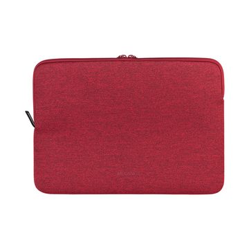 Tucano Laptop-Hülle Second Skin Mélange, Neopren Notebook Sleeve, Bordeaux Rot 15,6 Zoll, 15-16 Zoll Laptops
