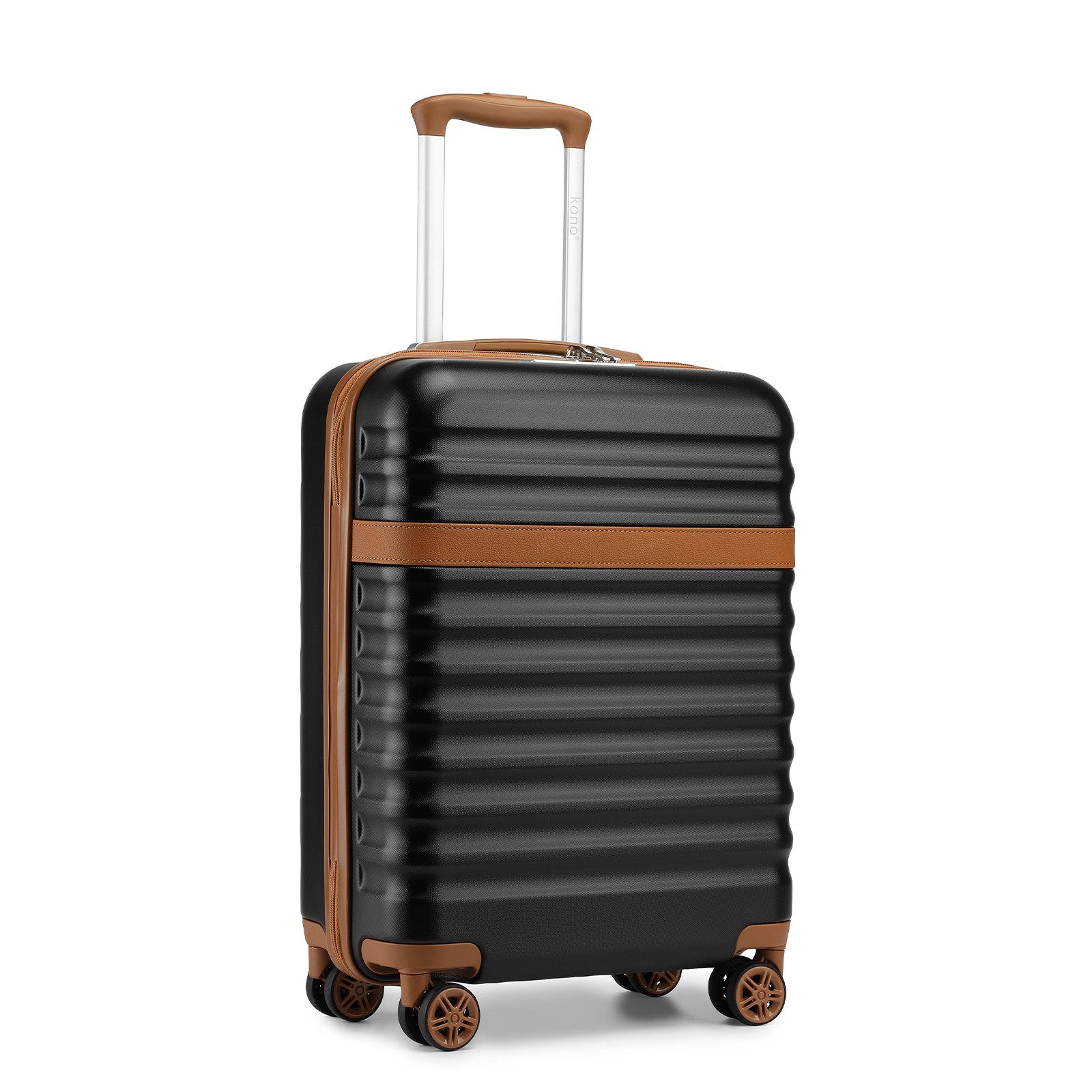 KONO Trolley Handgepäck Koffer Reisekoffer von ABS+PC Hartschalenkoffer günstig online kaufen