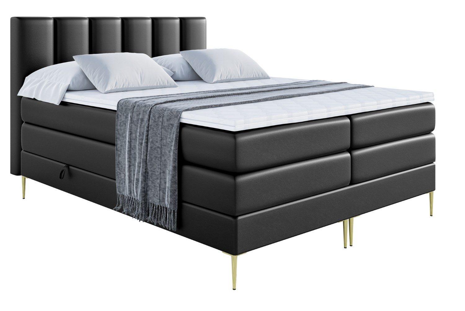 ALTDECOR Boxspringbett BOXI1-F KING (Multipocket-Matratze H4, günstig online kaufen