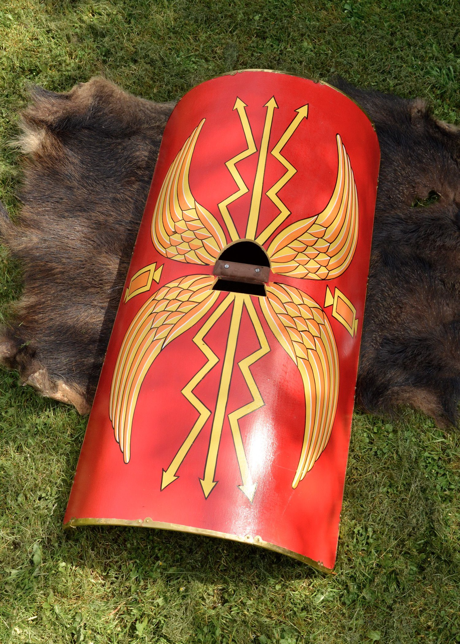 Battle Merchant Ritter-Kostüm Römerschild, Scutum der römischen Legionäre