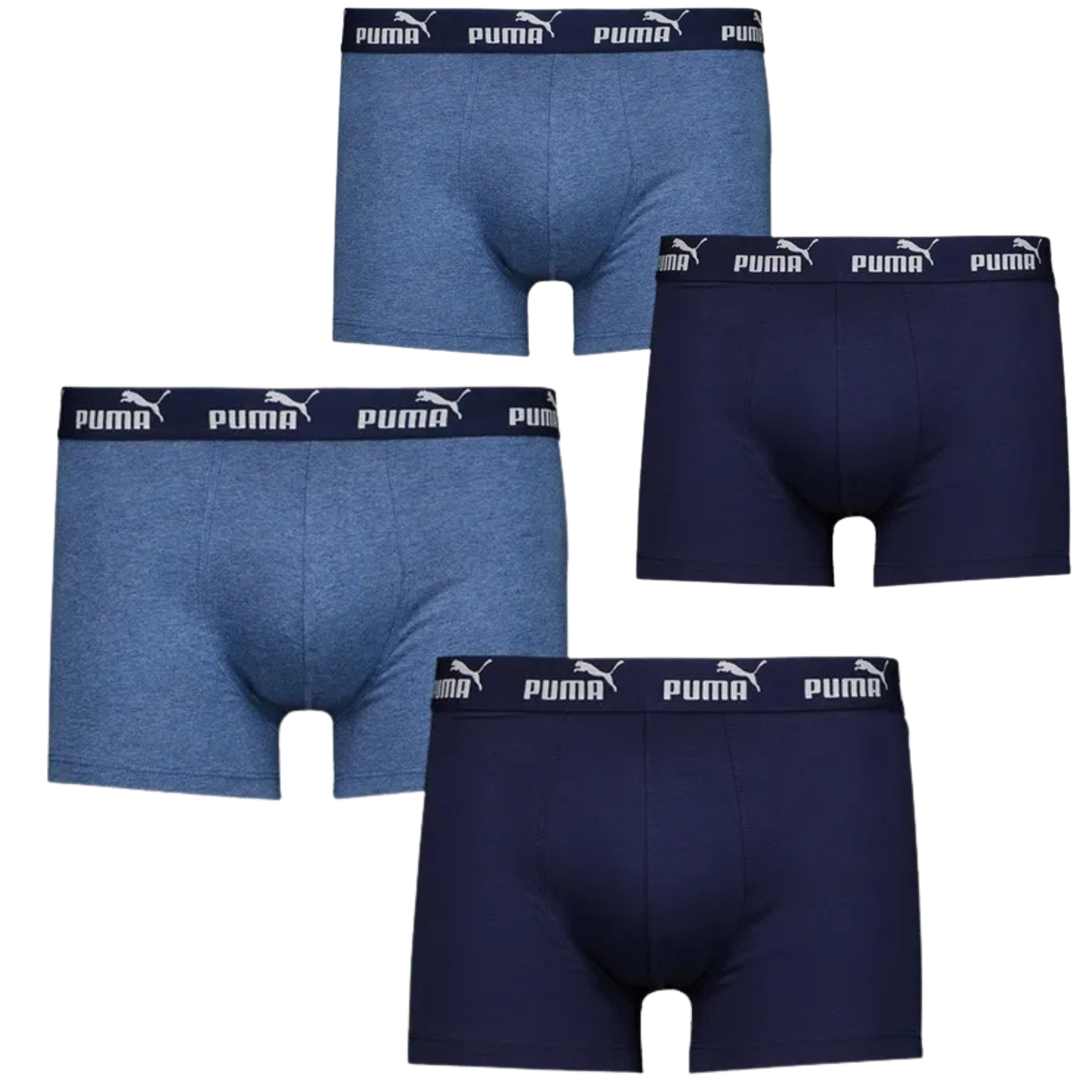 PUMA Boxershorts Herren Unterhose (4-Pack) Boxer Komfortbund günstig online kaufen