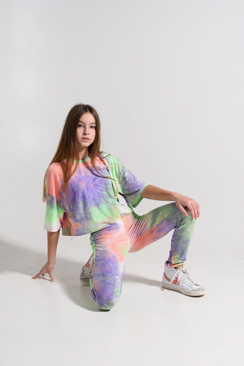 LEMONI Highwaist Leggings Leichte Batik-Leggings für günstig online kaufen