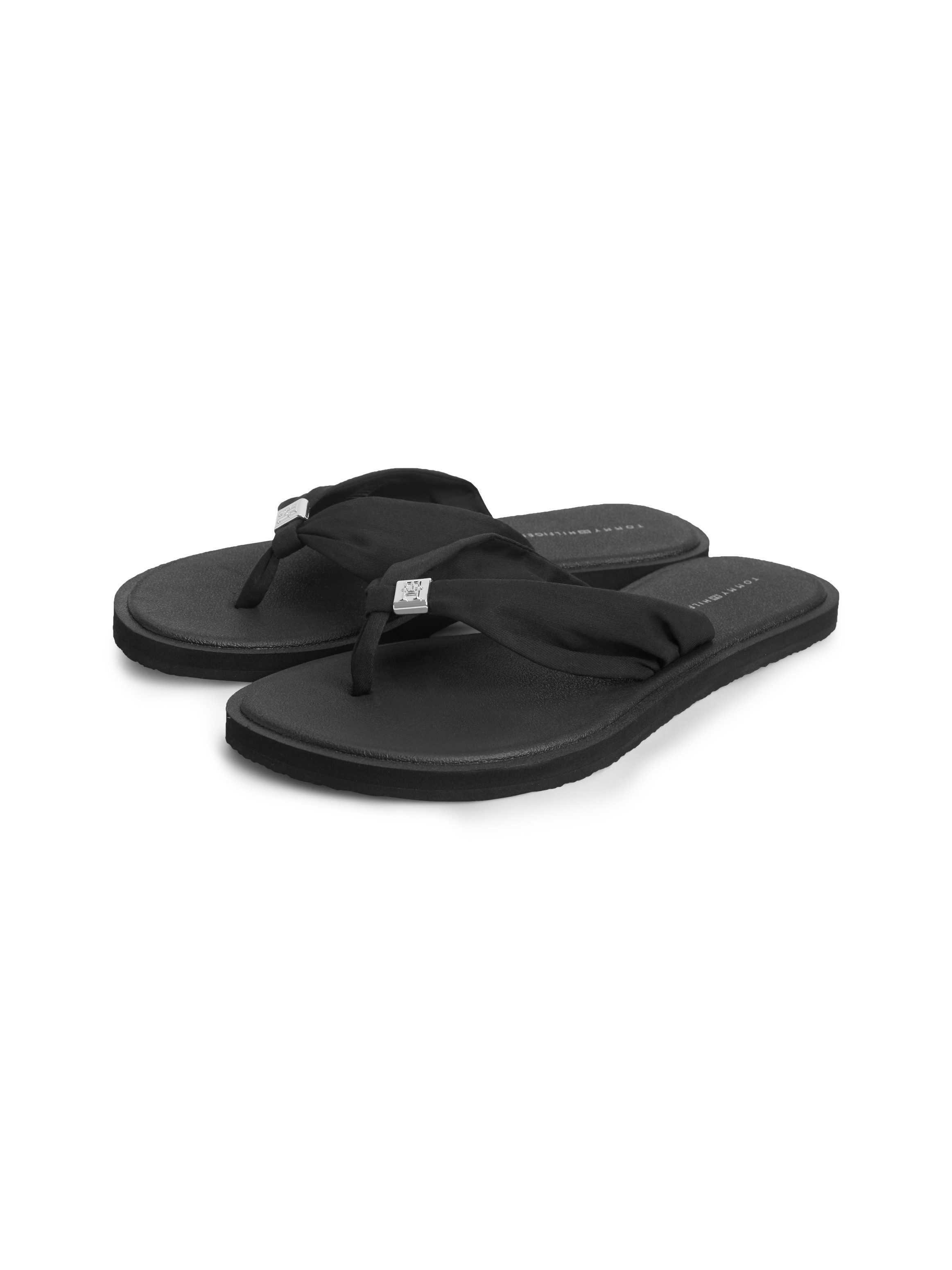 Tommy Hilfiger TH SCANDI SOFT SUMMER SANDAL Zehentrenner Sommerschuh, Strandschuh mit Schmuckelement
