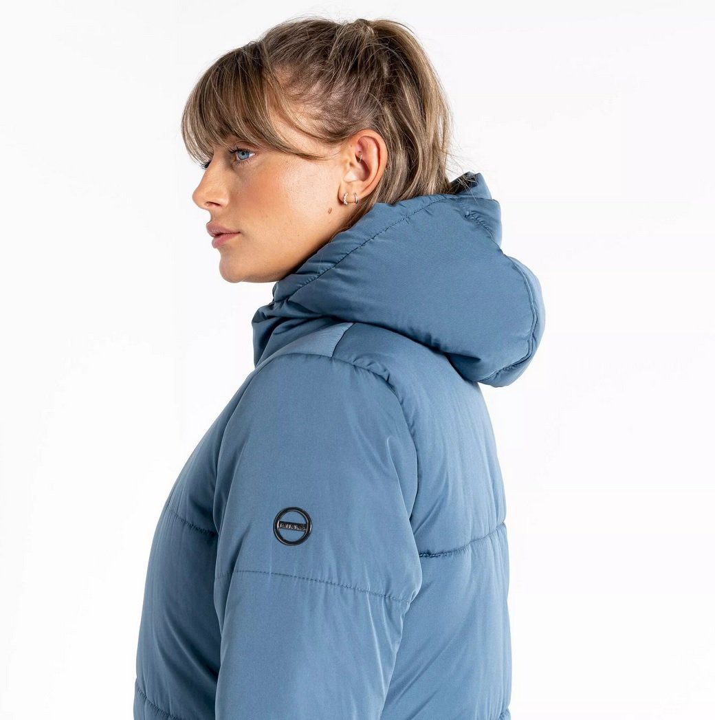 Dare2b Winterjacke Winter-Steppjacke Reputable II (wattierte Jacke, wasserdicht) blau