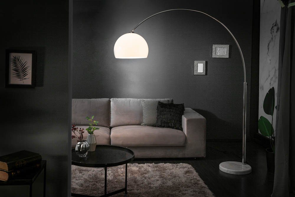 Bogenlampe LOUNGE DEAL 175-205cm weiß