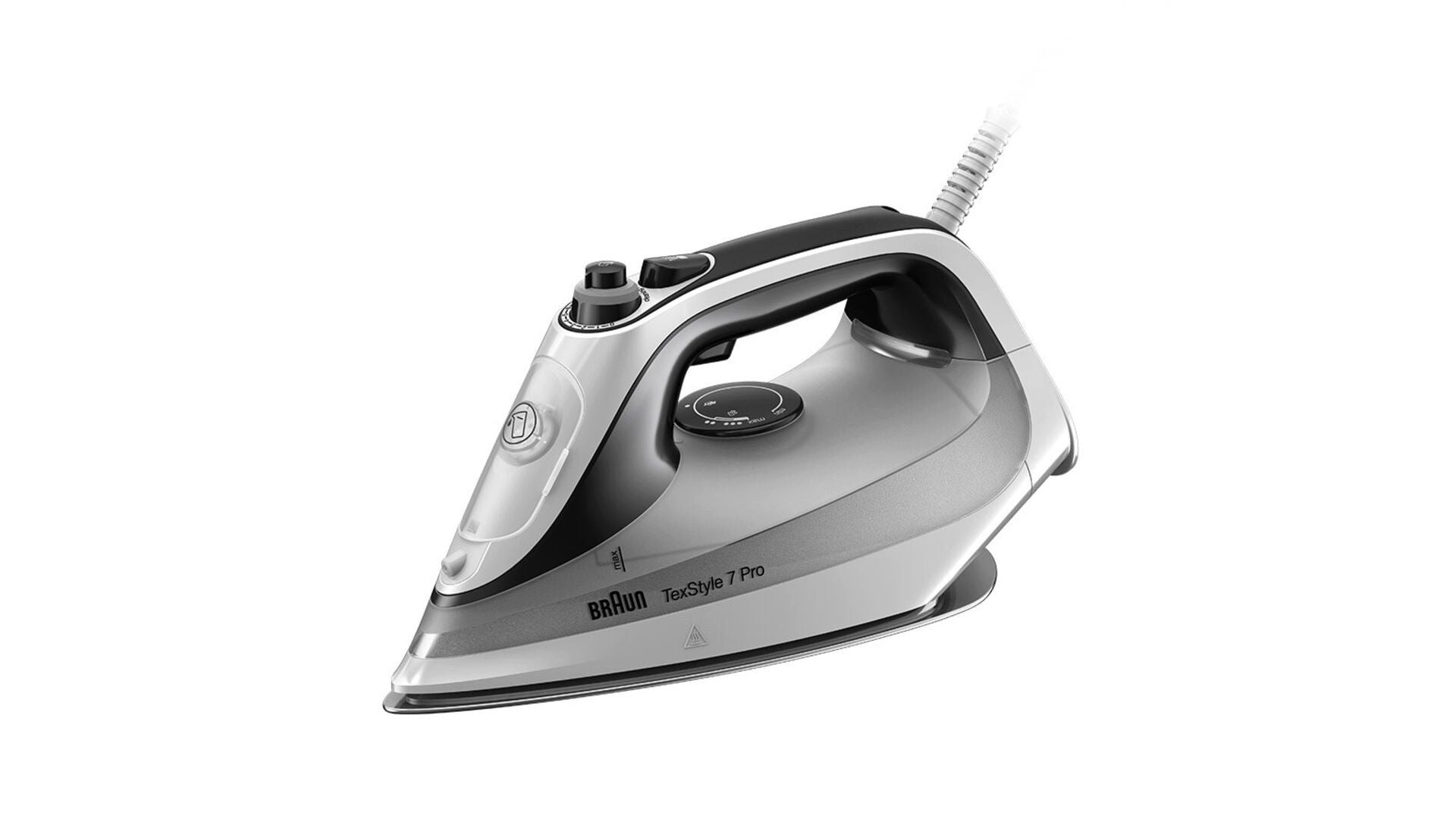 Braun Dampfbügeleisen TexStyle 7 SI 7149 WB - 2.900 W, 220 g Dampfstoß, 300 ml Wassertank, 2900 W, 50 g Dampfmenge, EloxalPlus Bügelsohle, autom. Sicherheitsabschaltung