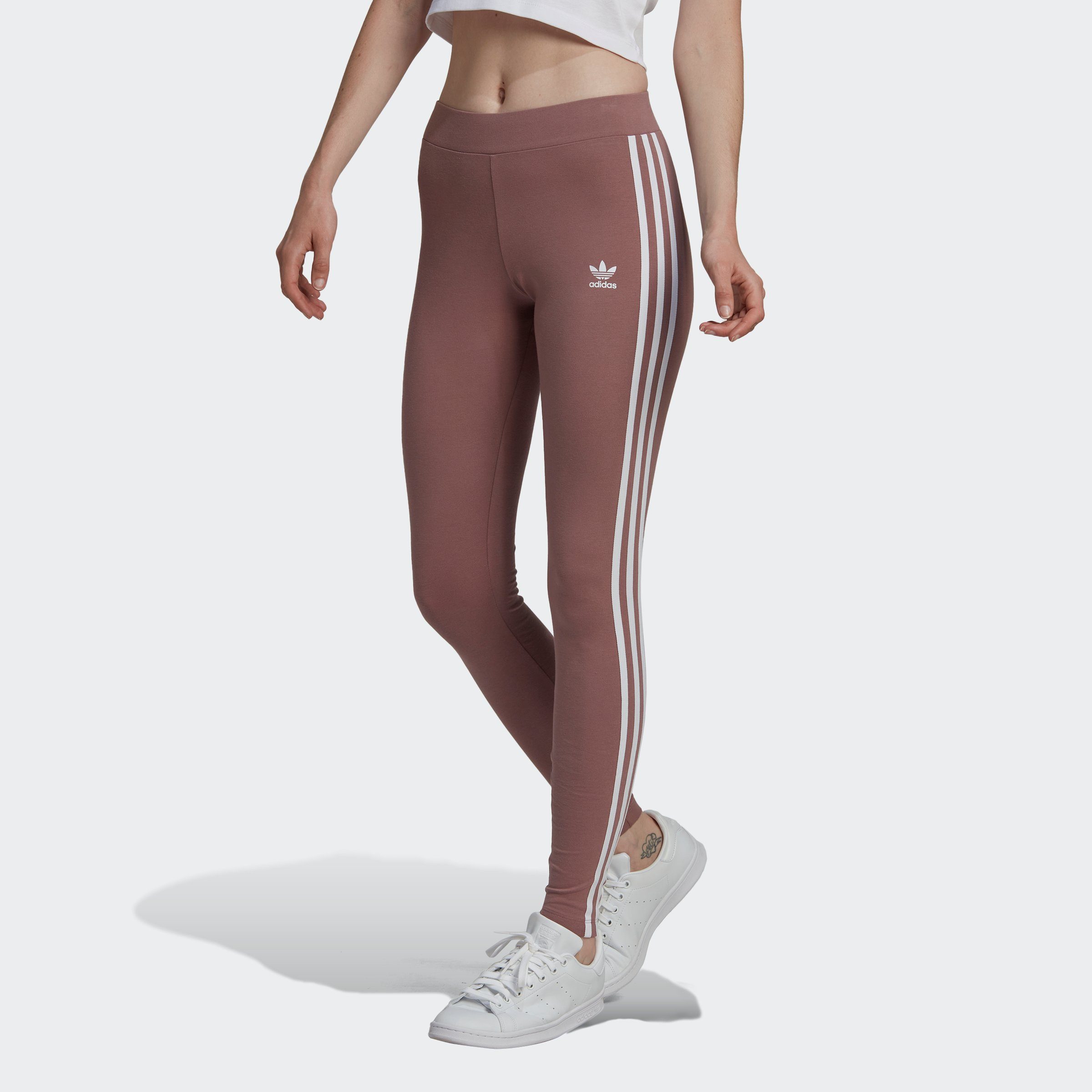 adidas Originals Leggings ADICOLOR CLASSICS 3-STREIFEN (1-tlg) rosa | 