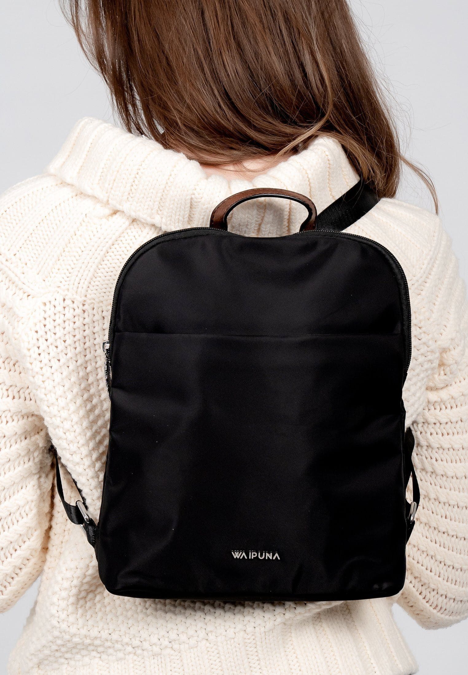 100 WAIPUNA Für black Kanalana, Damen Cityrucksack