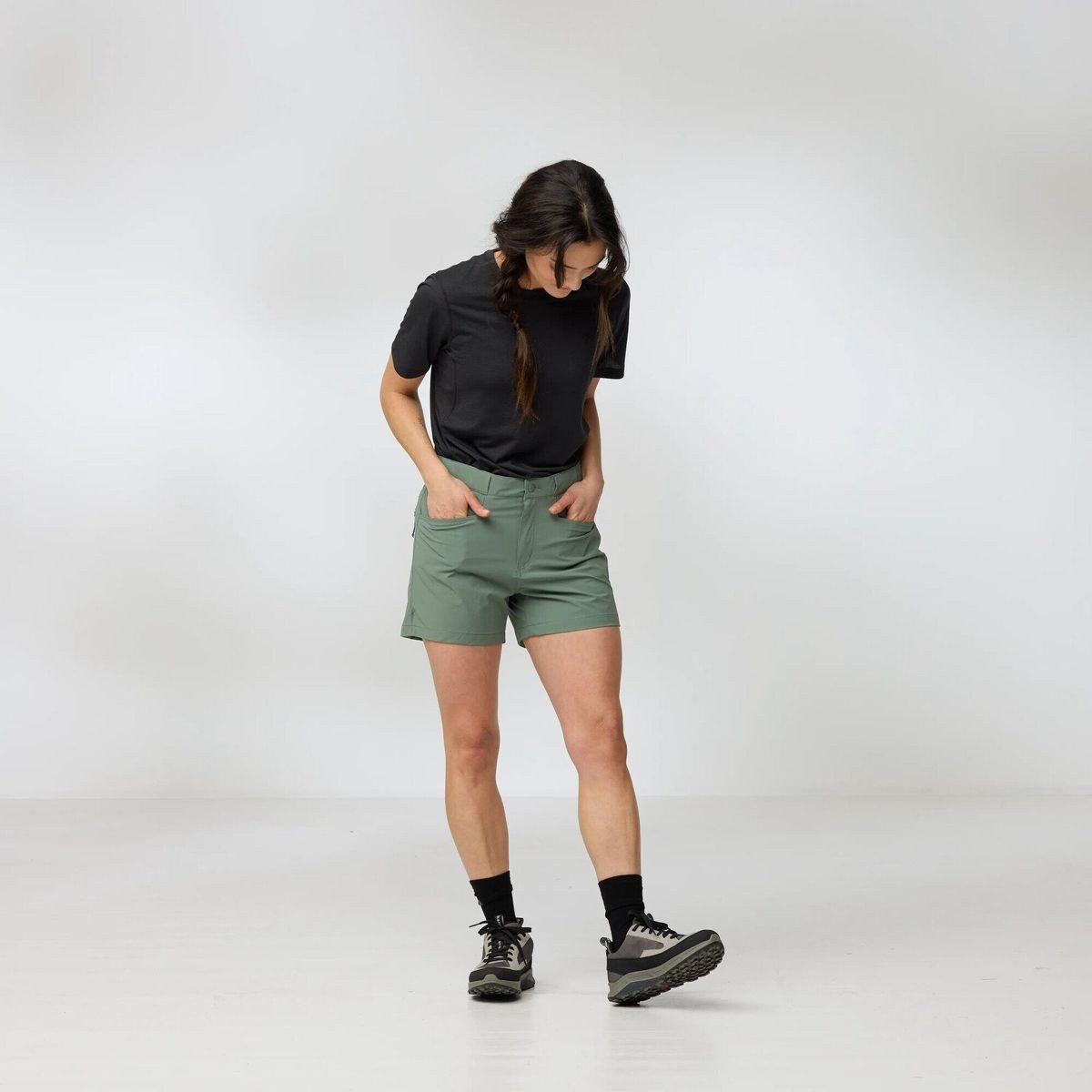 Fjällräven Funktionsshorts High Coast Lite Shorts W Leichte, schnell trocknende Shorts aus recyceltem Material für