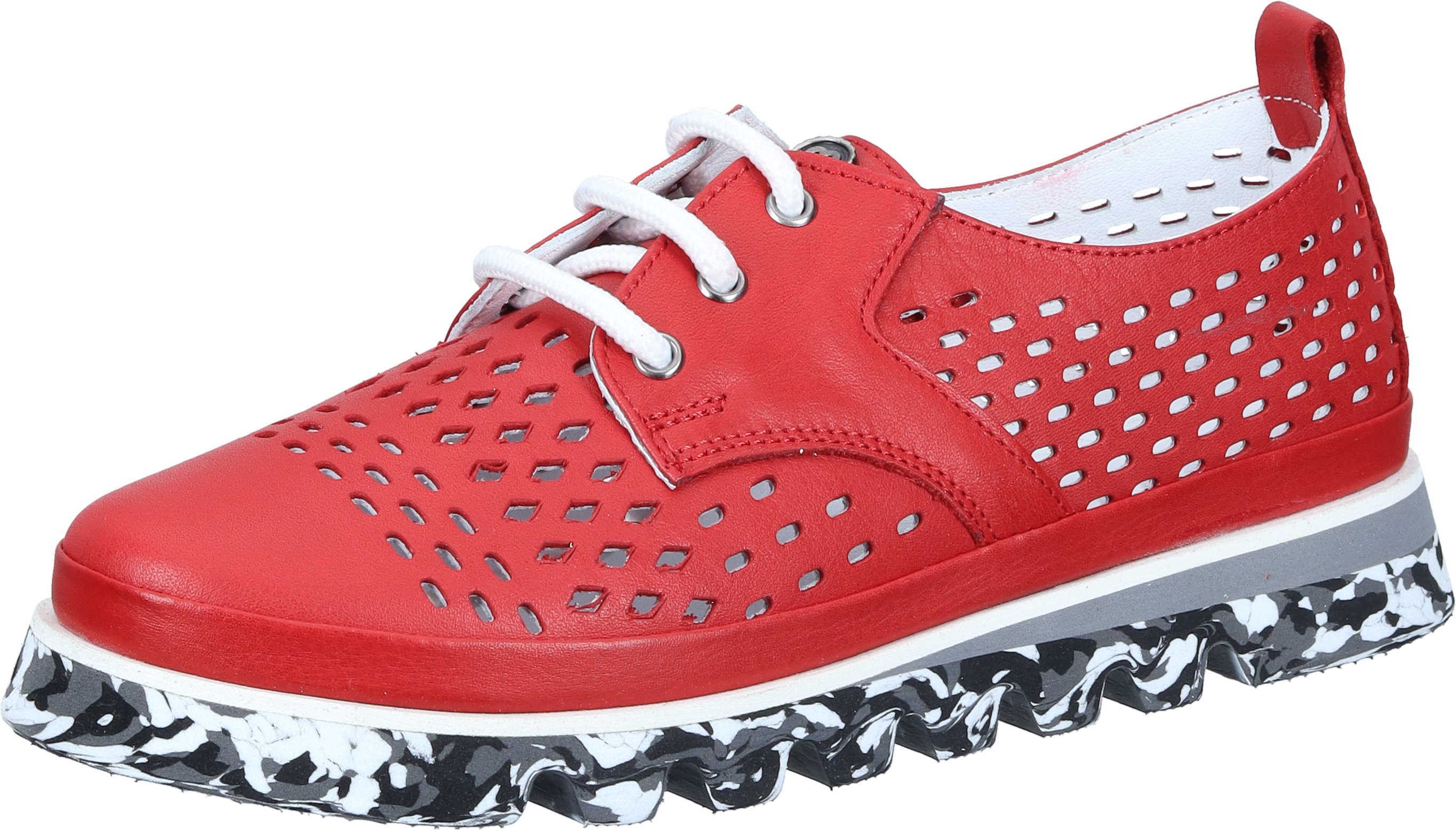 Manitu Schnürer Schnürschuh aus echtem Leder