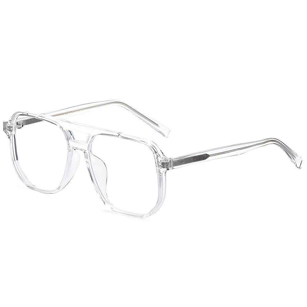 PACIEA Lesebrille Doppelbalkenrahmen Blaulichtfilter Oversized Damen Herren