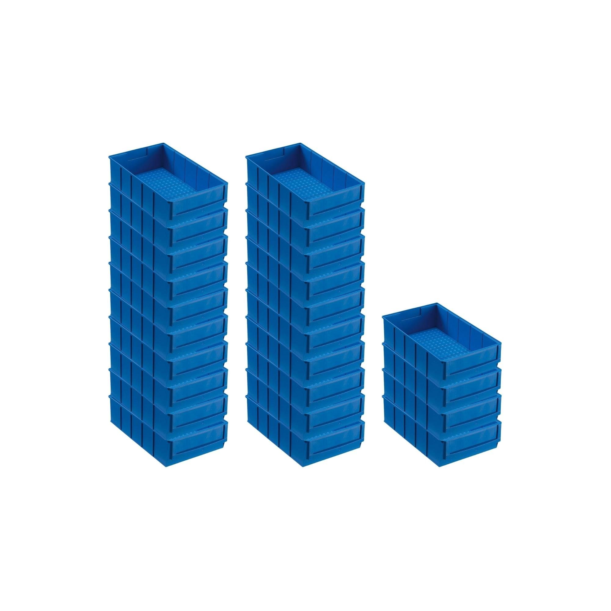 PROREGAL® Kleinteilemagazin SparSet Industriebox, Verschiedene Größen/Farben/Mengen