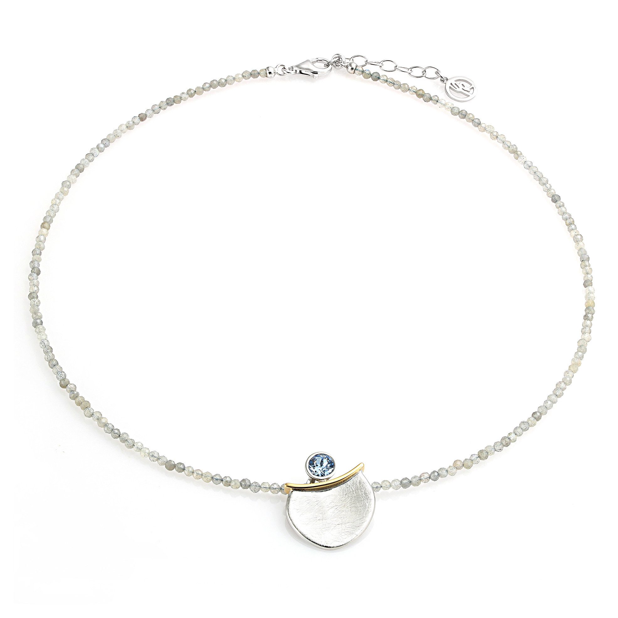 Yvette Ries Collier Laming, Kette aus Labradorit günstig online kaufen