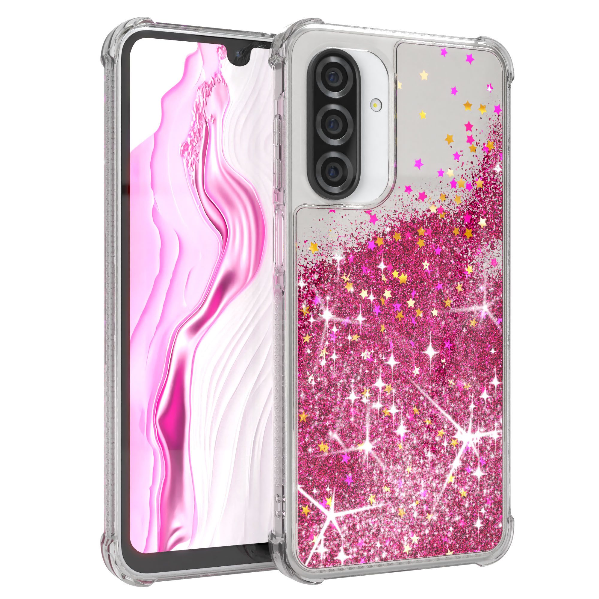 Handyhülle Liquid Glittery Case für Samsung Galaxy A26 5G