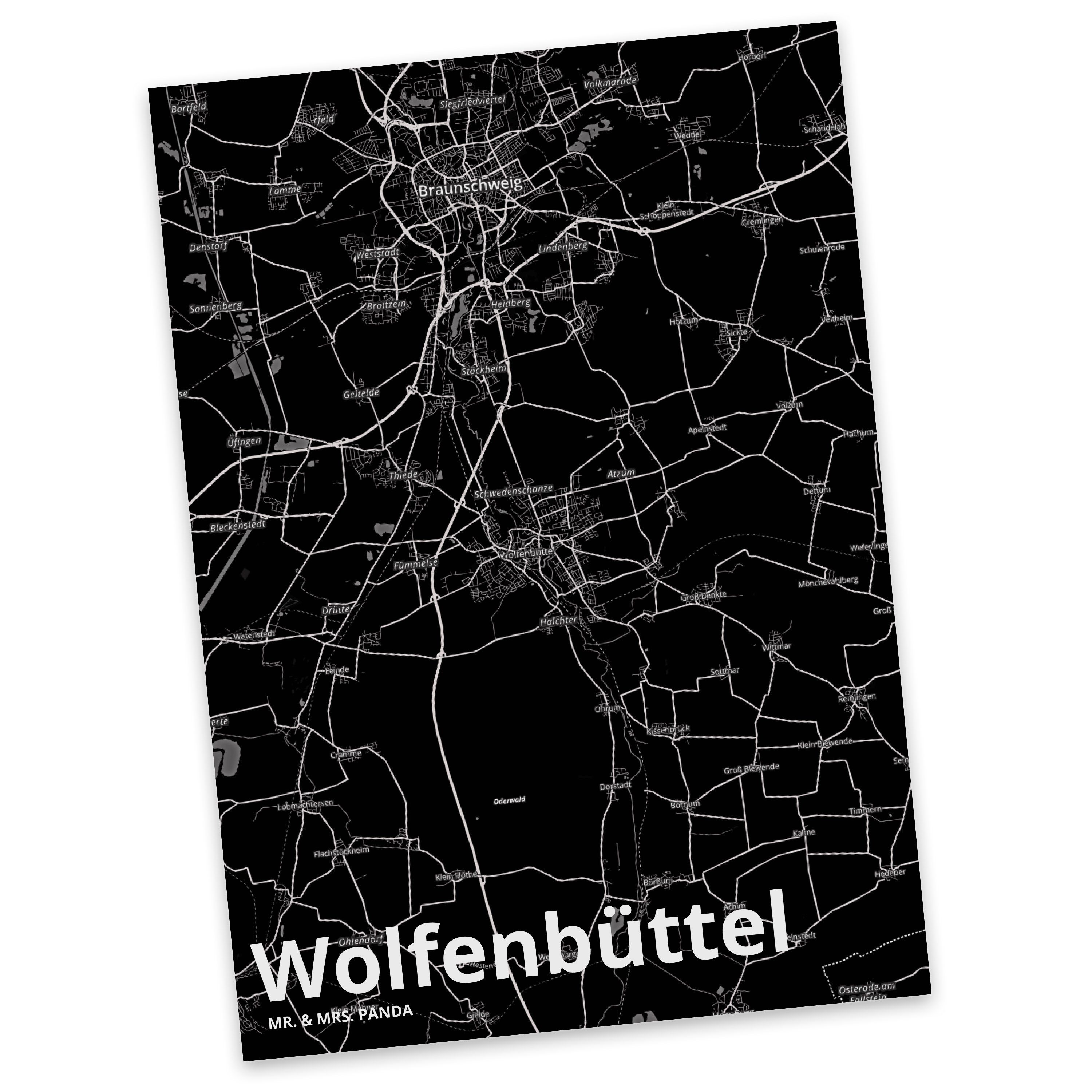 Wolfenbüttel Geburts Ansichtskarte, - Stadt, Geschenkkarte, Mrs. Panda Postkarte Mr. & Geschenk,