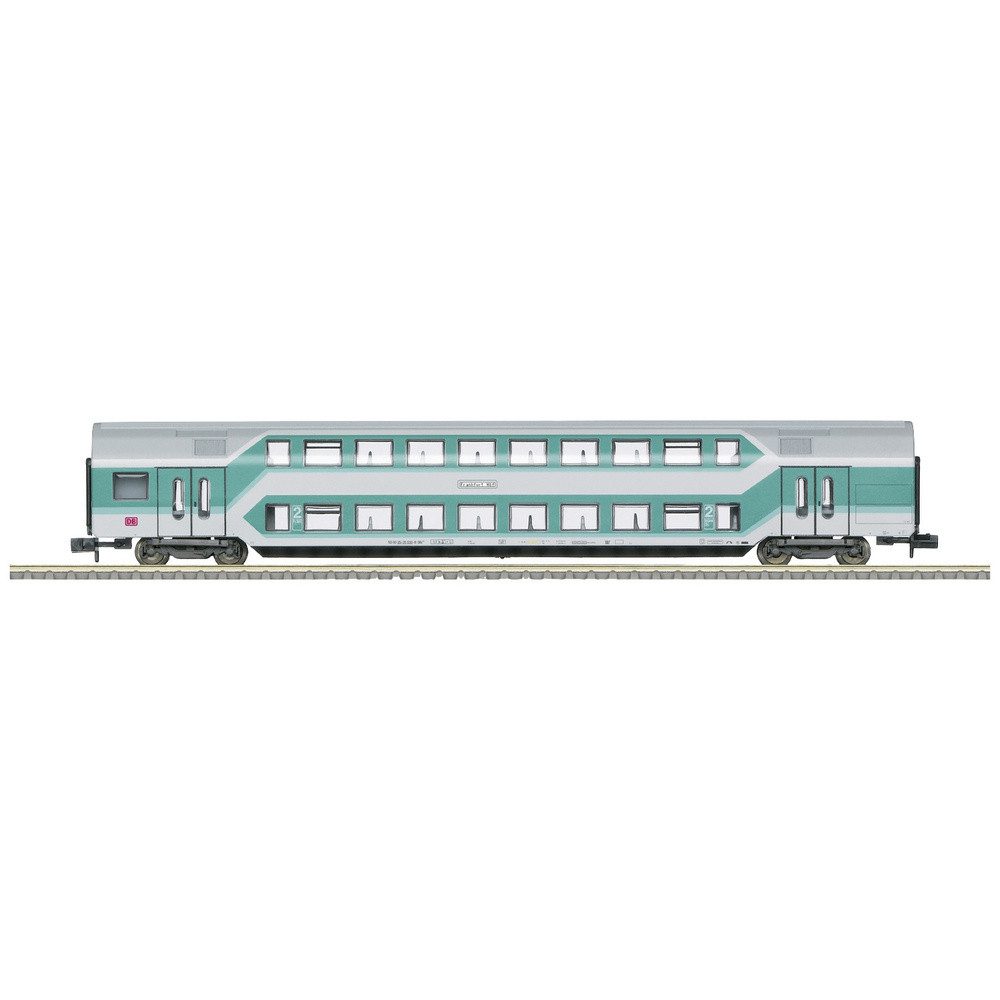 MiniTrix Personenwagen MiniTrix 18418 N Doppelstockwagen DBz 750, 2. Klasse der DB AG