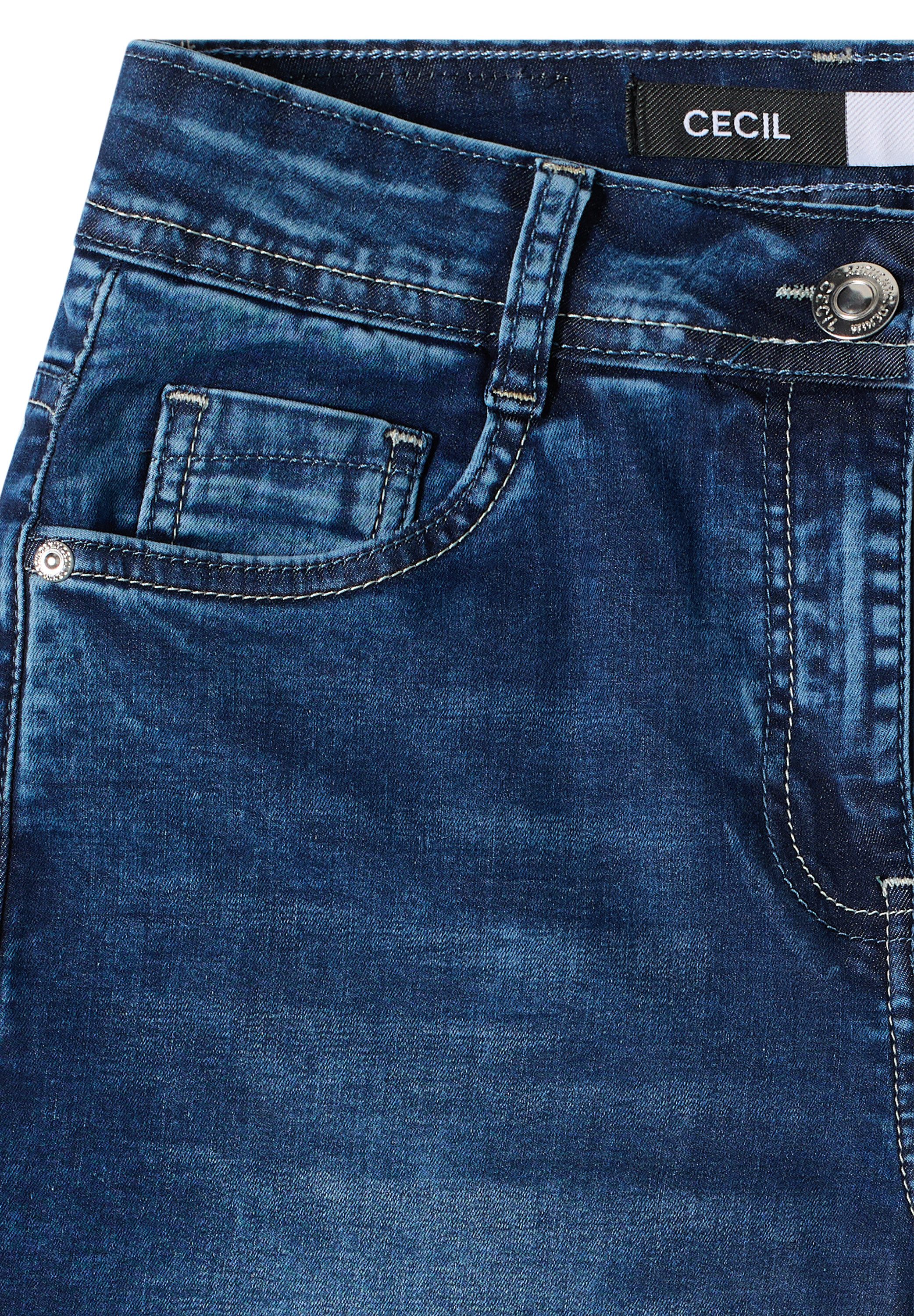 CECIL Slim-fit-Jeans in 3/4-Länge