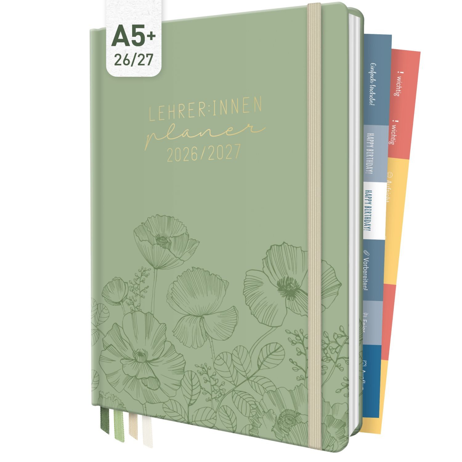 Häfft Lehrerkalender Lehrer-Planer 2026/2027 / A5+