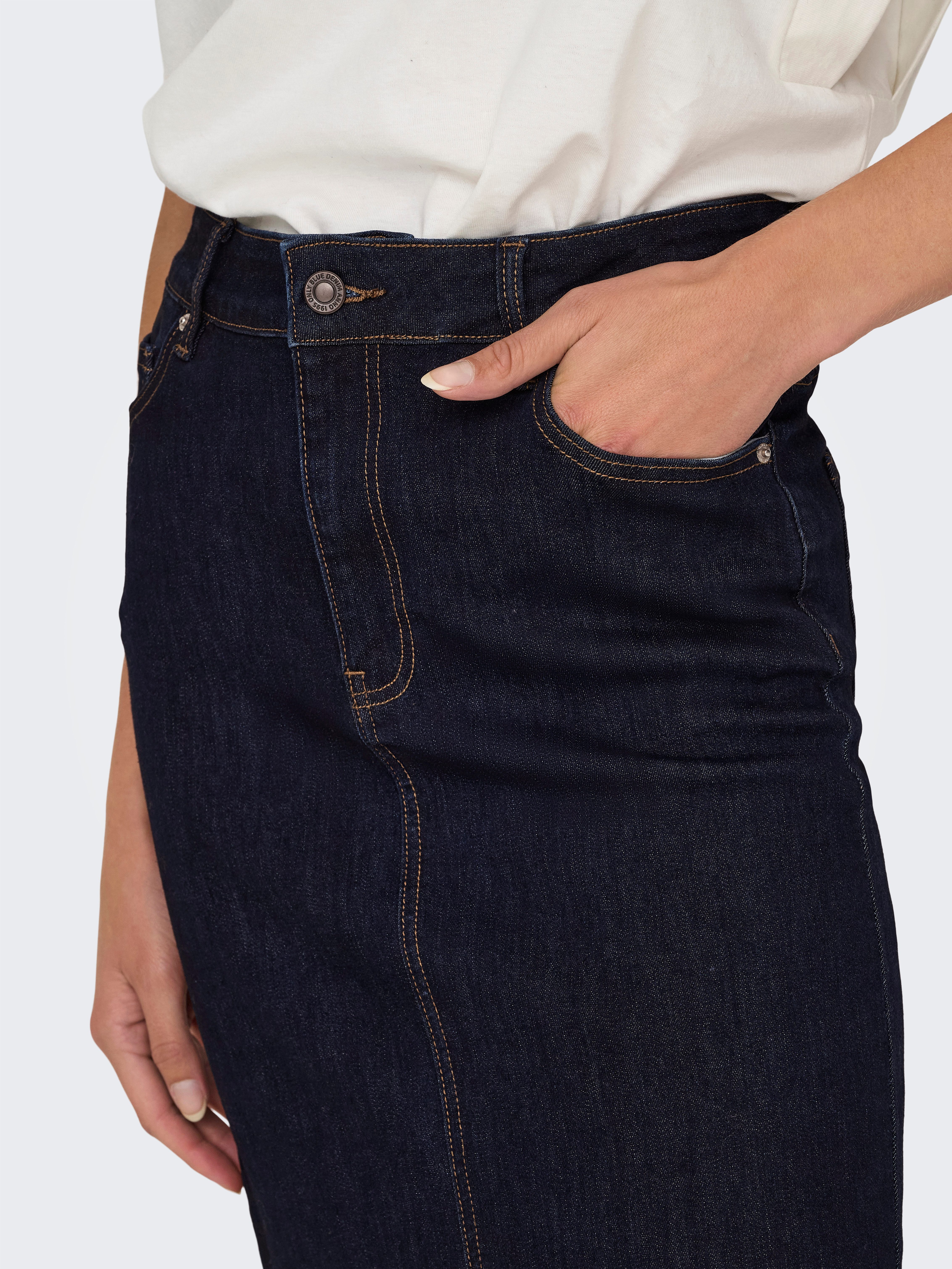 ONLY Jeansrock ONLWALO MW SLIT DNM günstig online kaufen