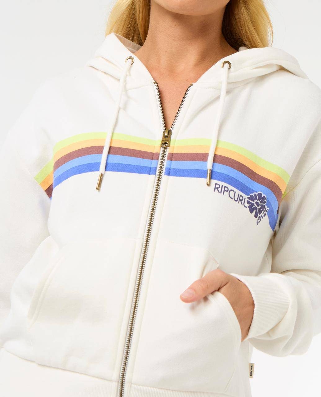 Rip Curl Kapuzensweatjacke Surfarama Pullover mit Reißverschluss