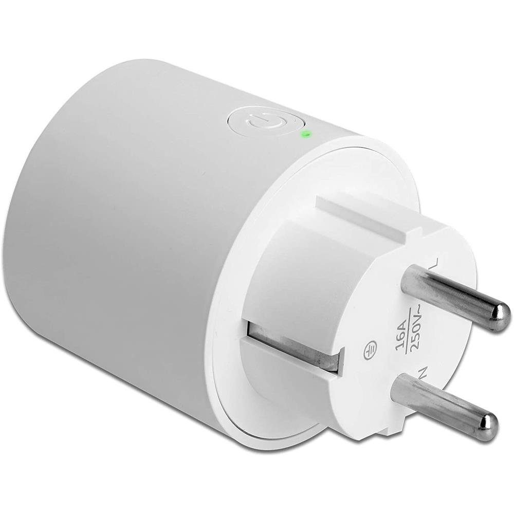 Delock Steckdosenschalter WLAN Steckdosen Schalter MQTT, mit Energieüberwachung, WiFi Steckdose, Smart Plug