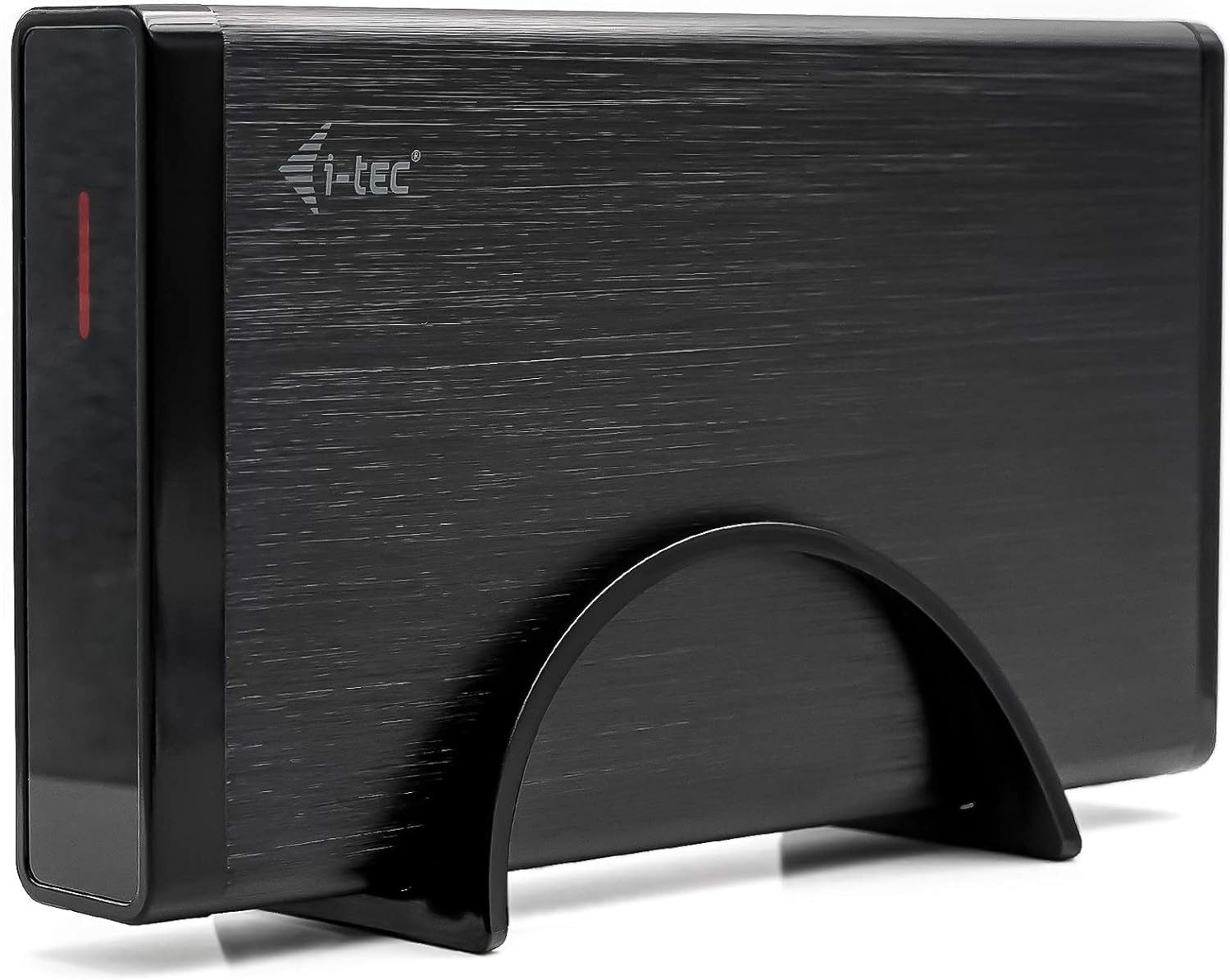 I-TEC Externe Festplatte 3TB 3,5" USB 3.0 mit Netzteil Aluminium externe HDD-Festplatte (3TB) 3,5", für PC Laptop TV PS4 PS5 Xbox, kompatibel mit Windows Mac und Linux