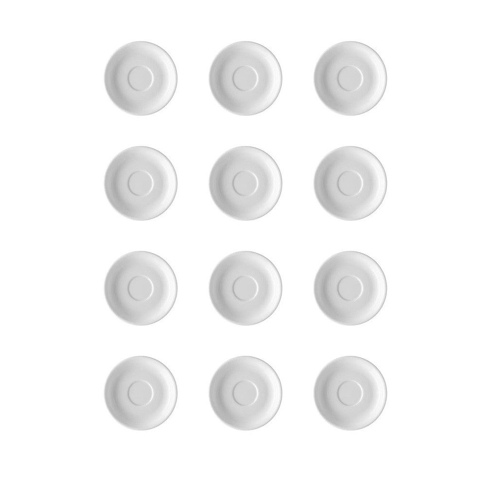 Thomas Porzellan Untertasse Thomas Trend Weiss Kaffeeuntertasse Ø 14 cm 12er Set