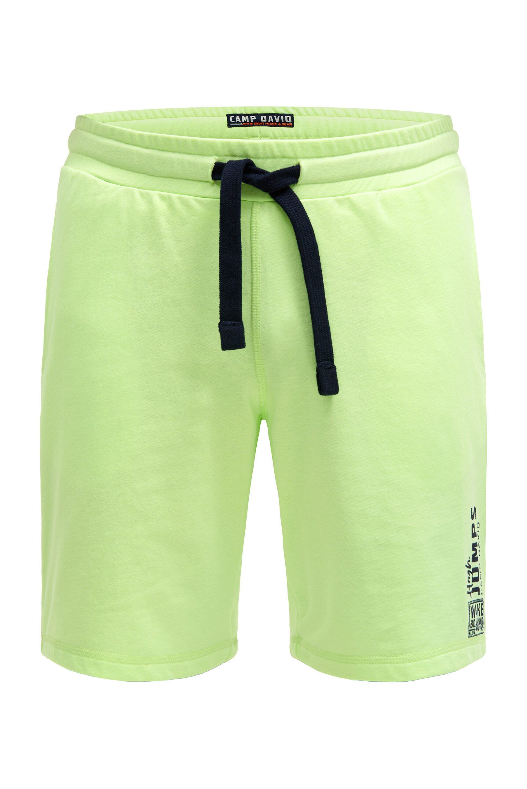 CAMP DAVID Sweatshorts mit Elastikbund & seitlichen Taschen