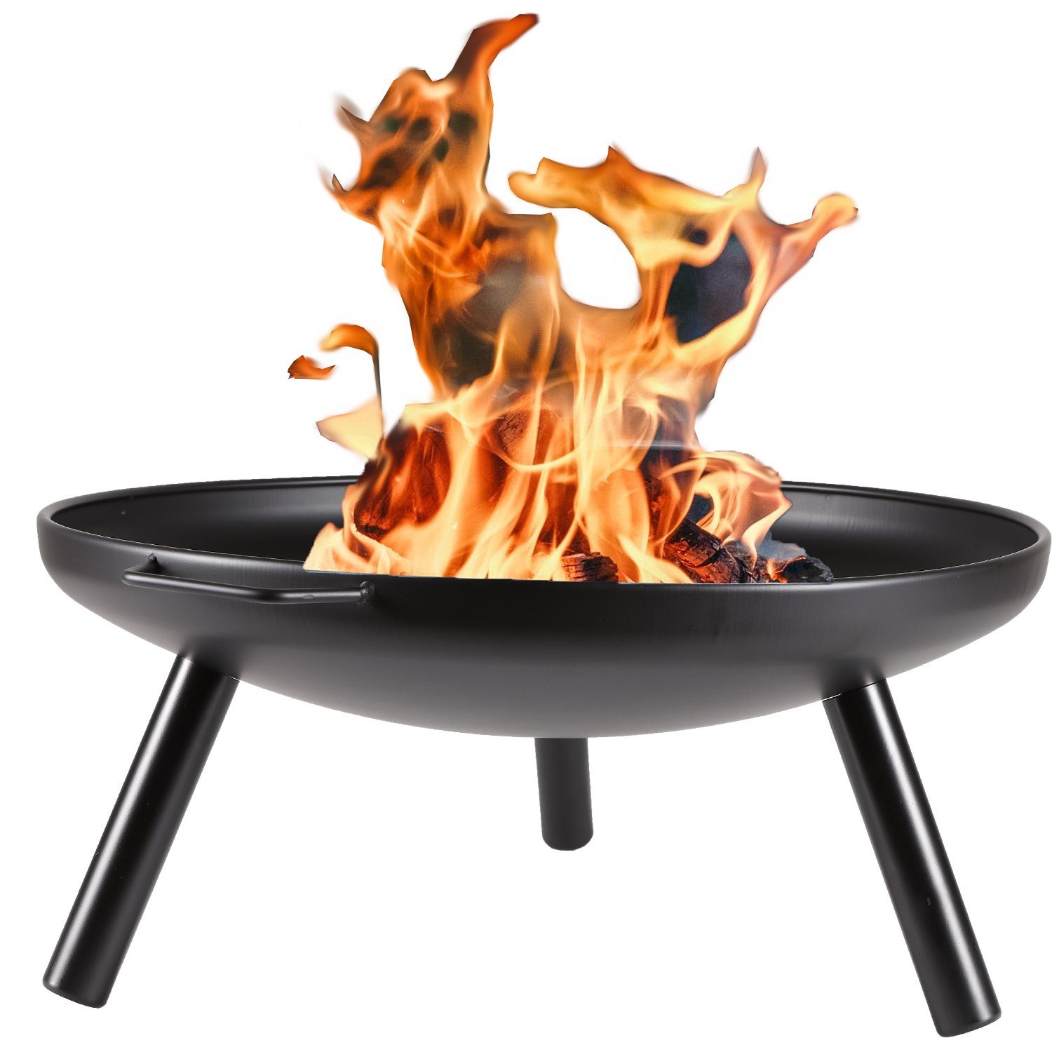 Home4Living Feuerschale Feuerstelle 60cm schwarz Eisen günstig online kaufen