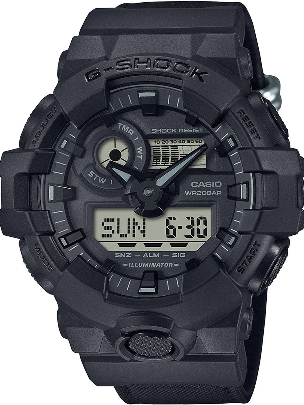 CASIO Quarzuhr Casio GA-700BCE-1AER Herrenuhr G-Shock Classic 53mm 20ATM Casio GA-700BCE-1AER Herrenuhr G-Shock Classic 53mm 20ATM
