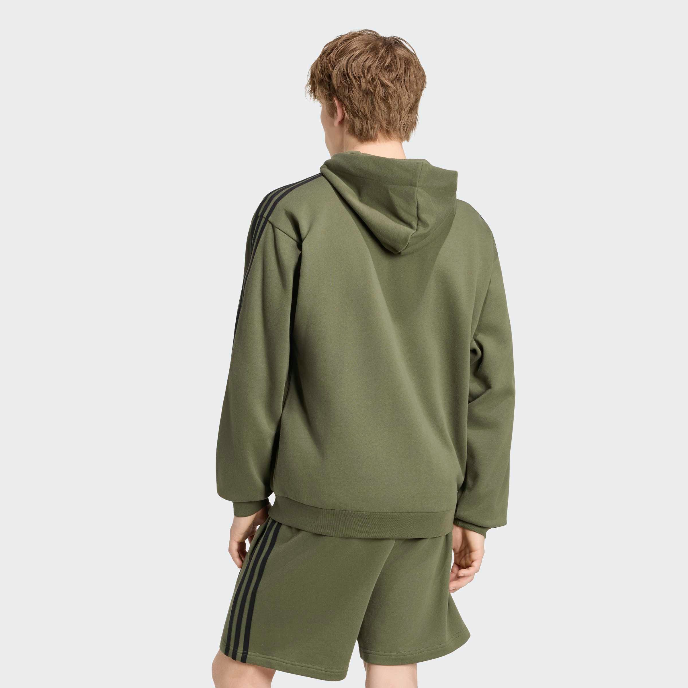 adidas Sportswear Kapuzensweatshirt ESSENTIALS 3-STREIFEN FRENCH TERRY