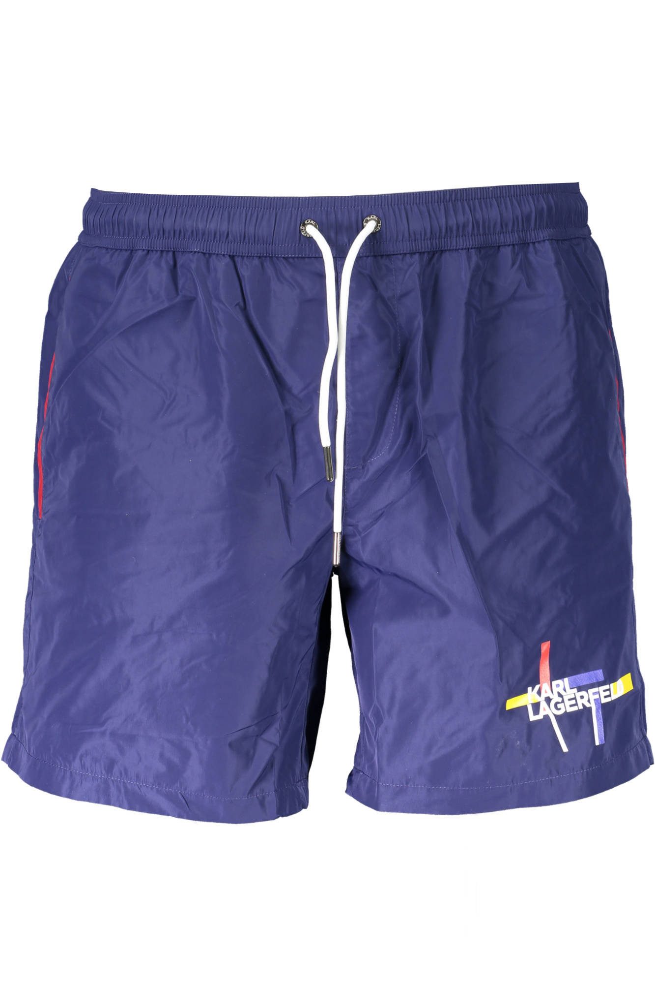 KARL LAGERFELD Badeshorts Herren Badeshorts in Blau – Stilvolle Bademode mit Details