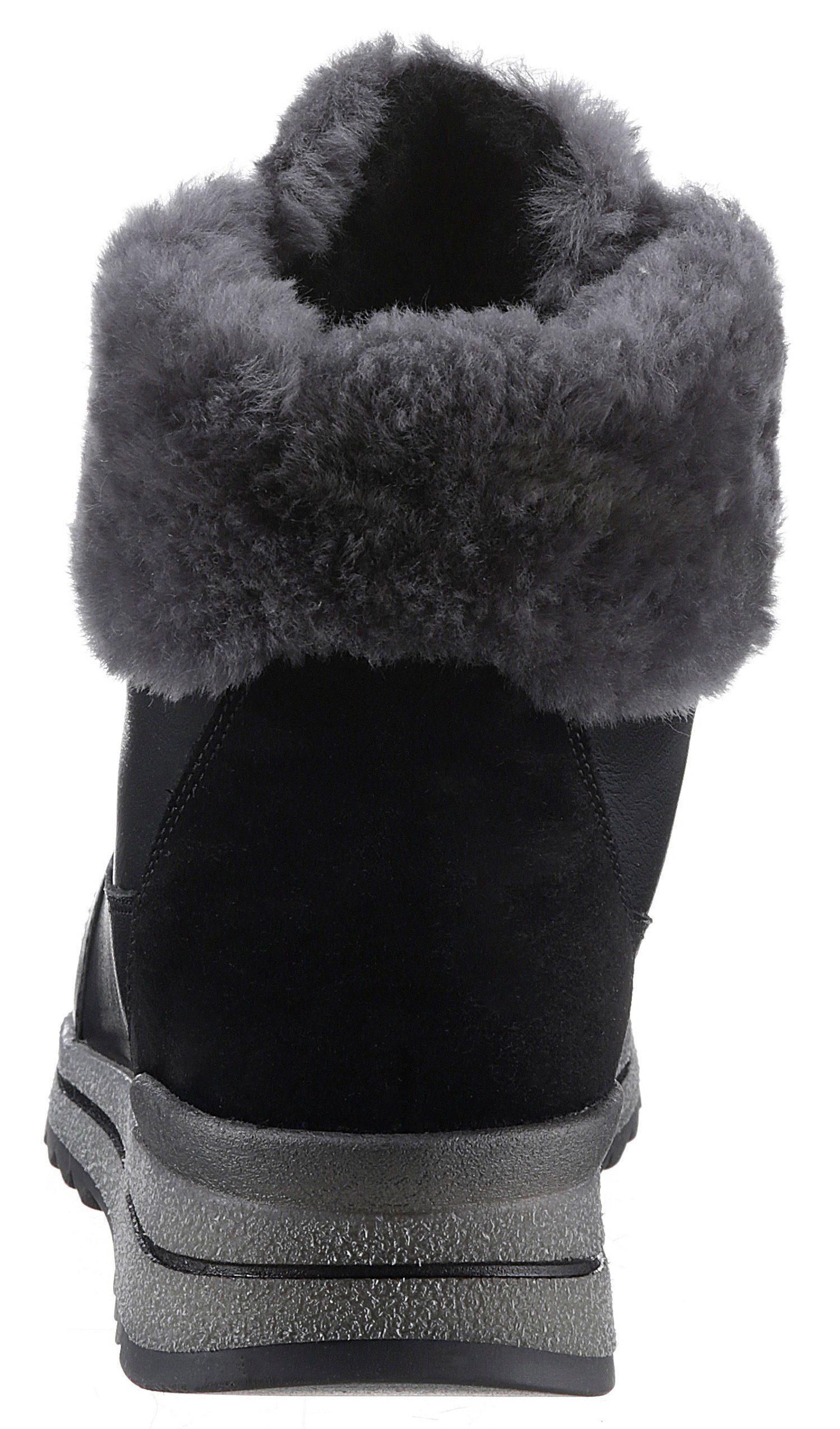 komfortabler H Ara (sehr im Schuhweite OSAKA-SPORT weit) schwarz-grau Winterboots