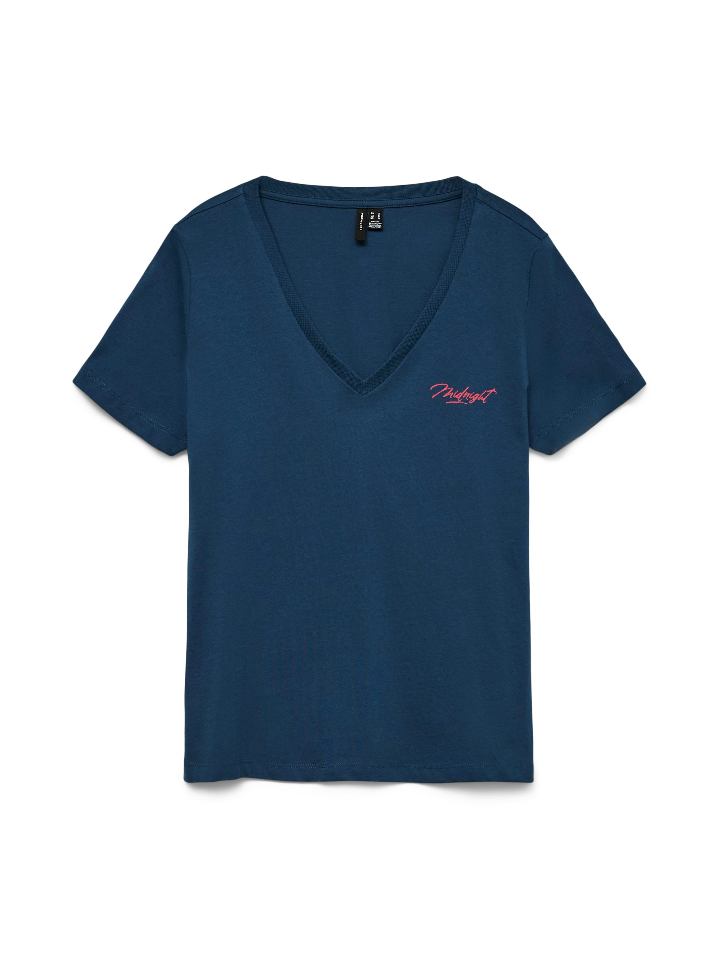 Vero Moda Kurzarmshirt VMVIOLA VENESSA SS TOP BOX JRS mit Print – Bild 2 von 2
