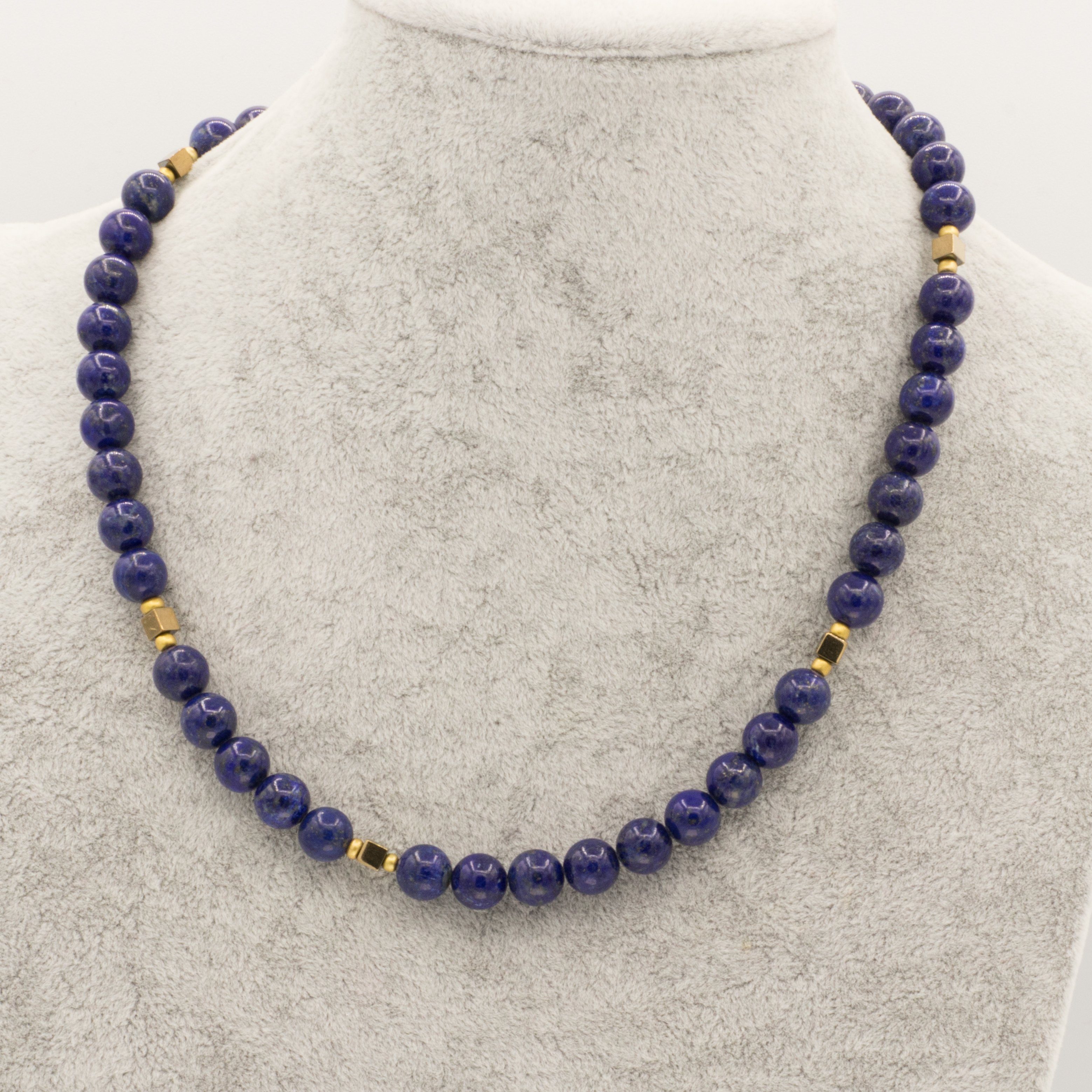 Bella Carina Perlenkette Kette mit Lapislazuli günstig online kaufen