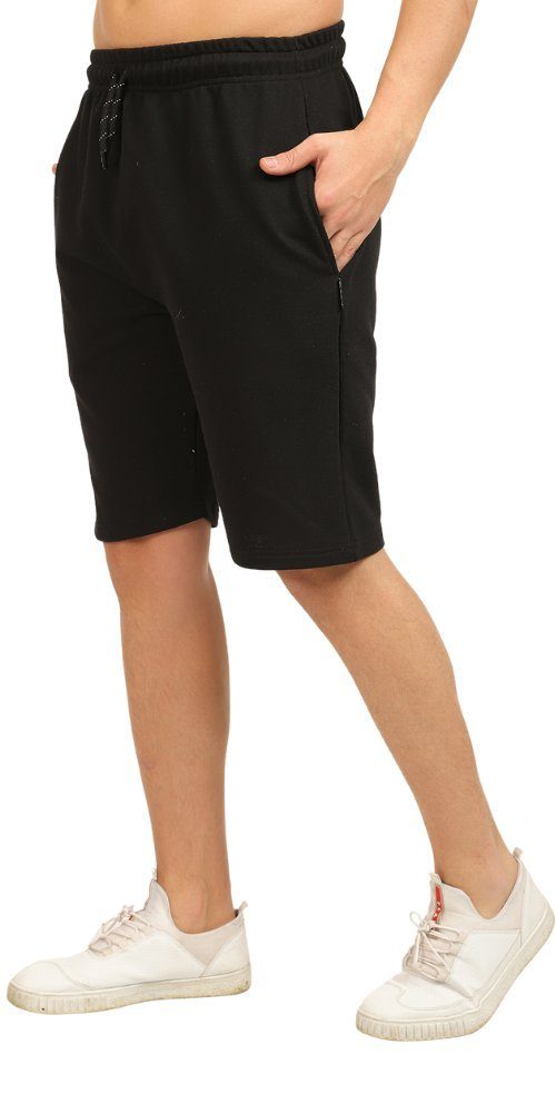 Laufshorts Schwarz Sweatshorts Kurze COMEOR Kurz Shorts Hosen (1-tlg) Herren-Sporthose Männer Bermuda