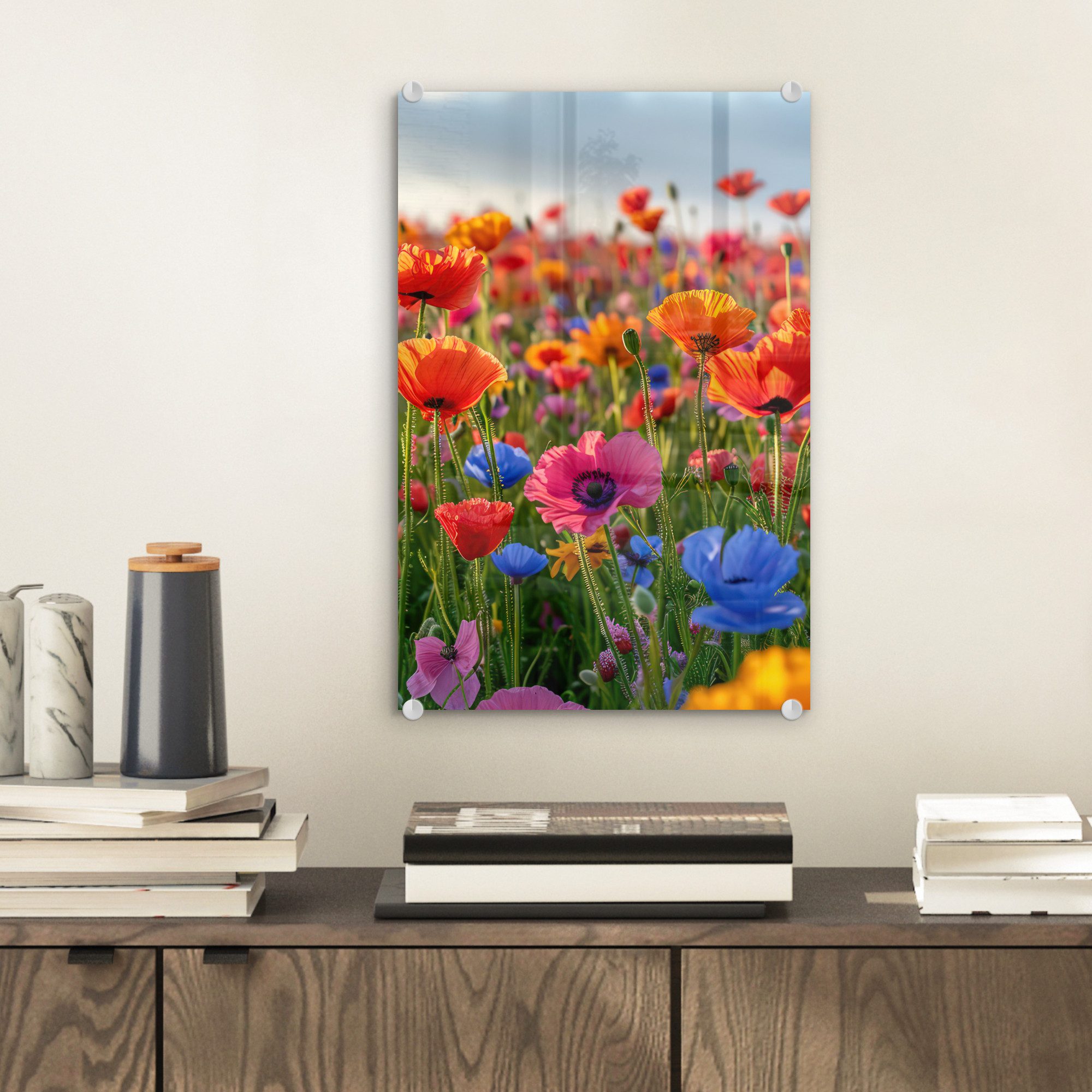 MuchoWow Acrylglasbild Blumen - Mohnblumen - günstig online kaufen